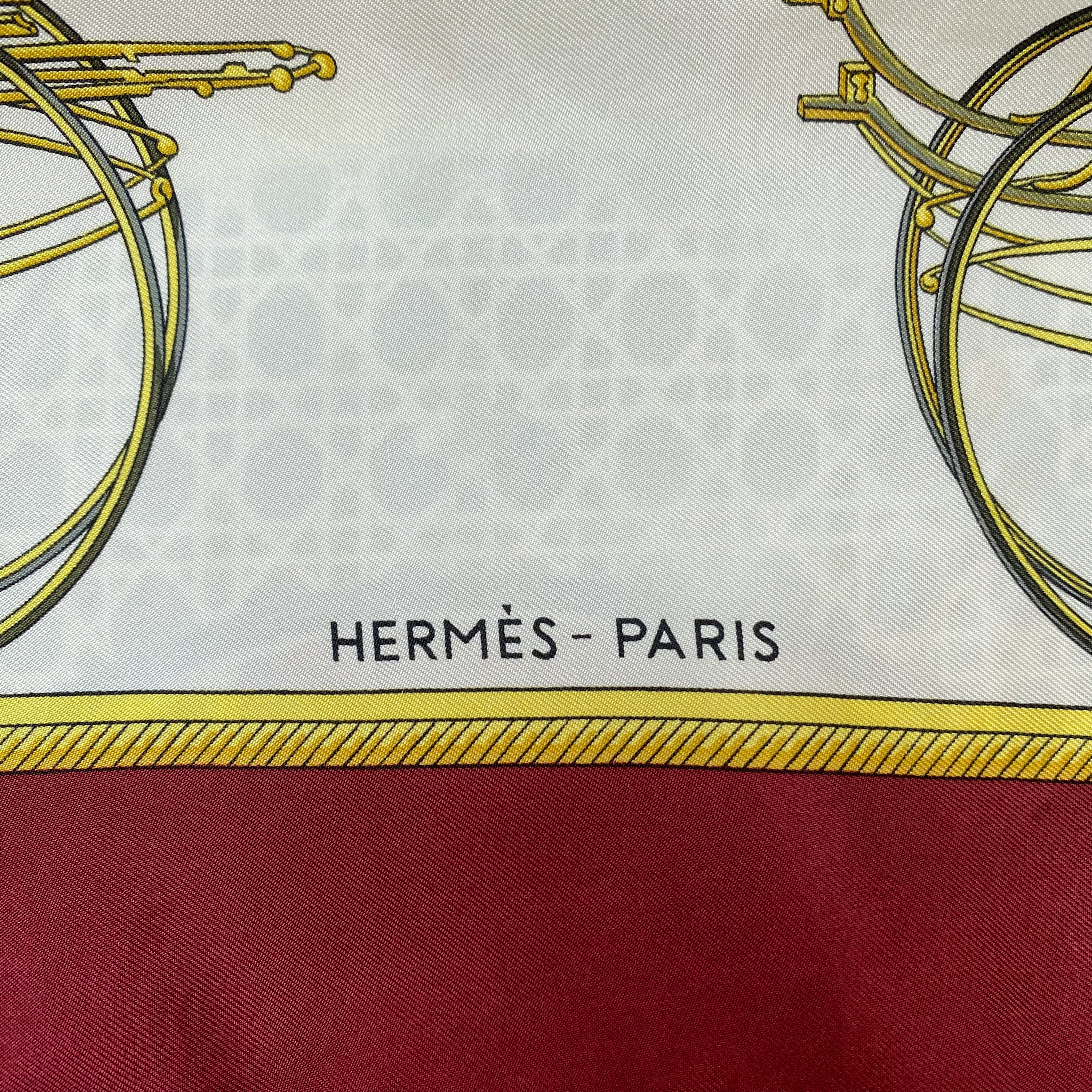 Boxed Hermès Les Voitures A Transformation Silk Scarf