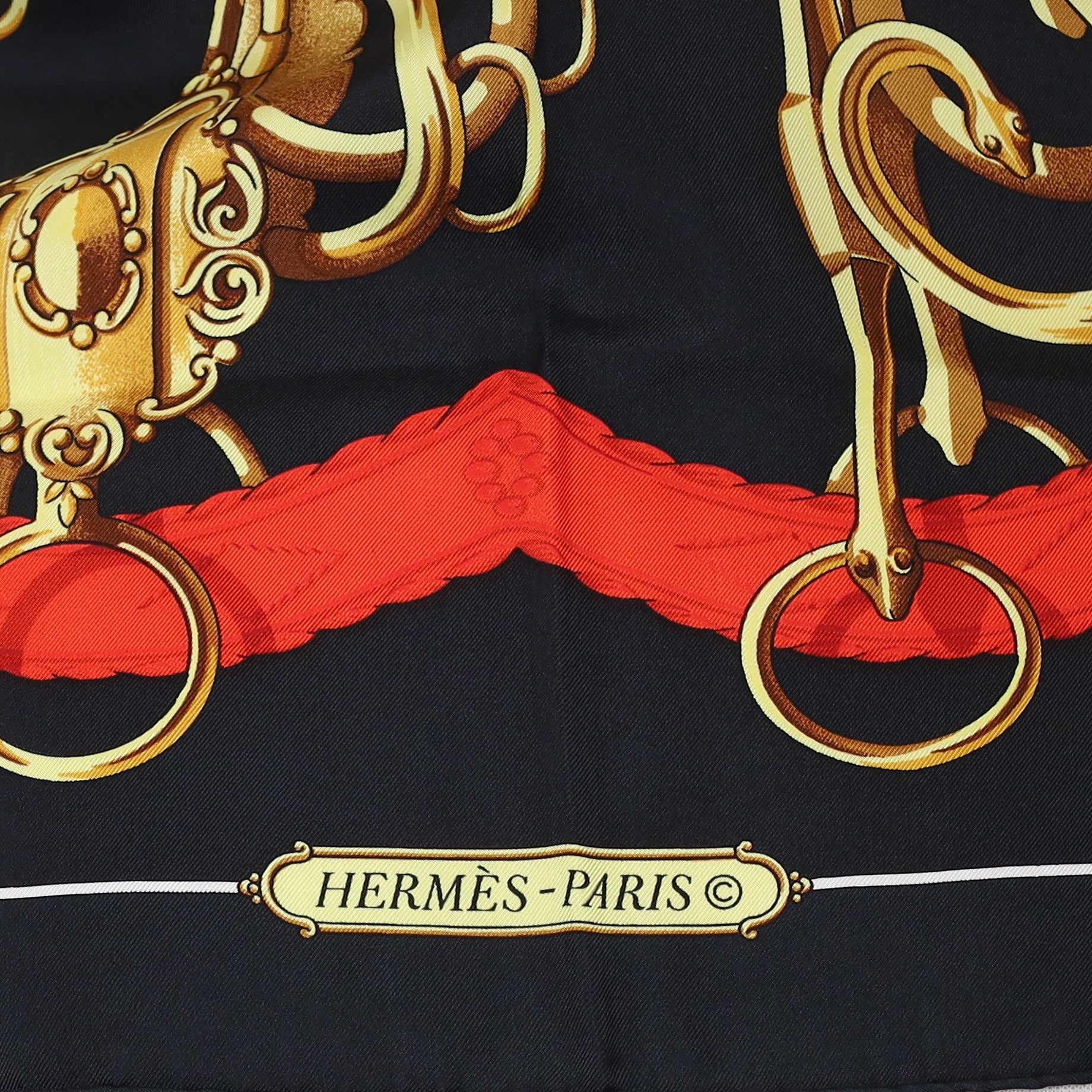 Hermès Profilé Silk Scarf