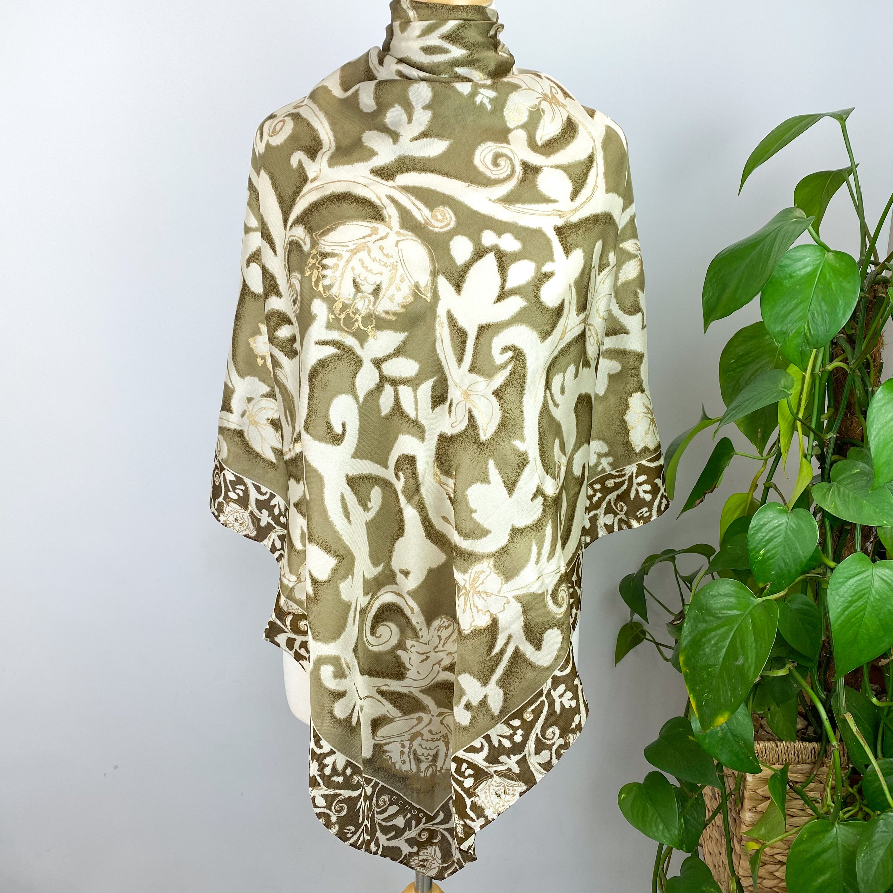 Echo Silk Scarf