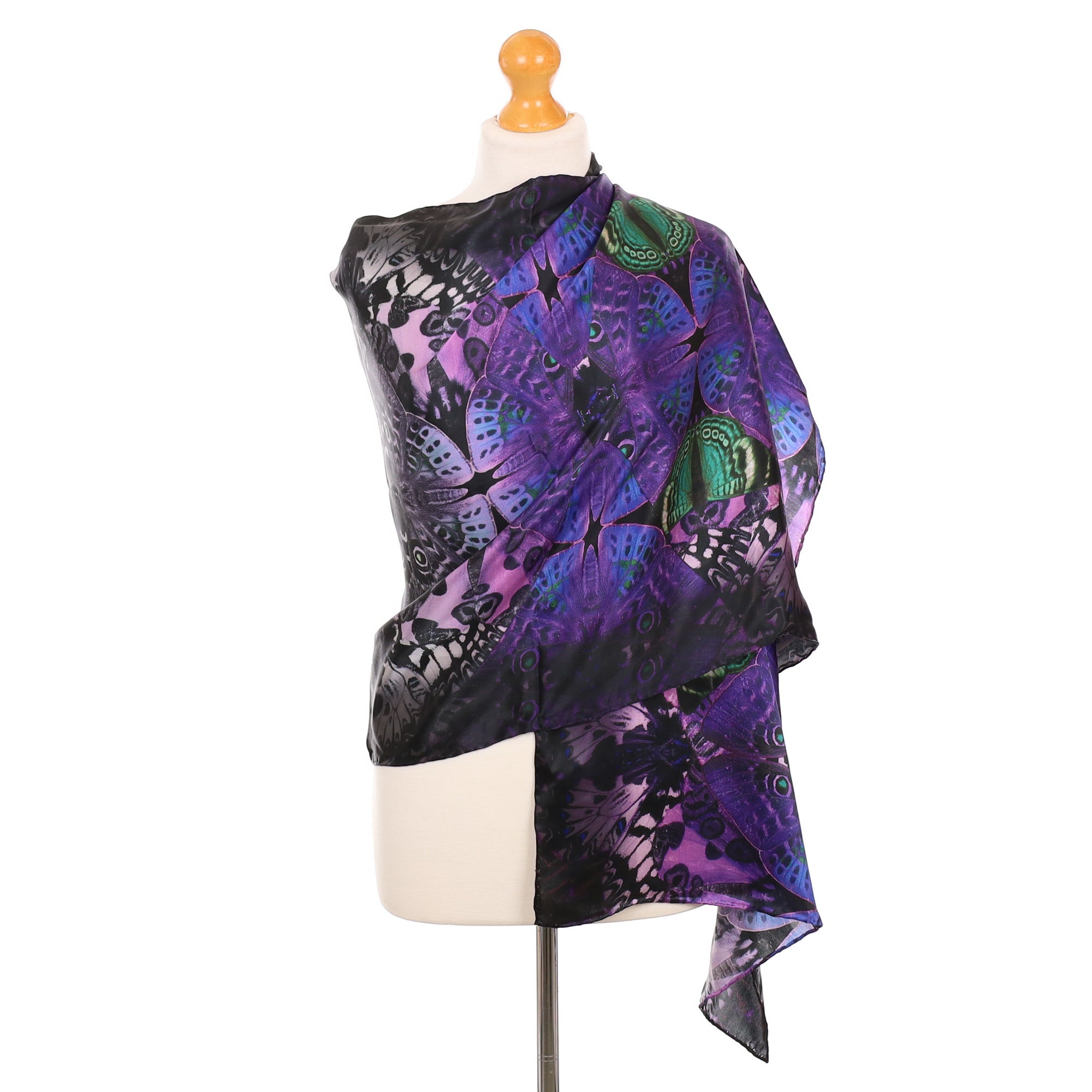 Brand New Boxed Ted Baker Butterfly Design Silk Scarf