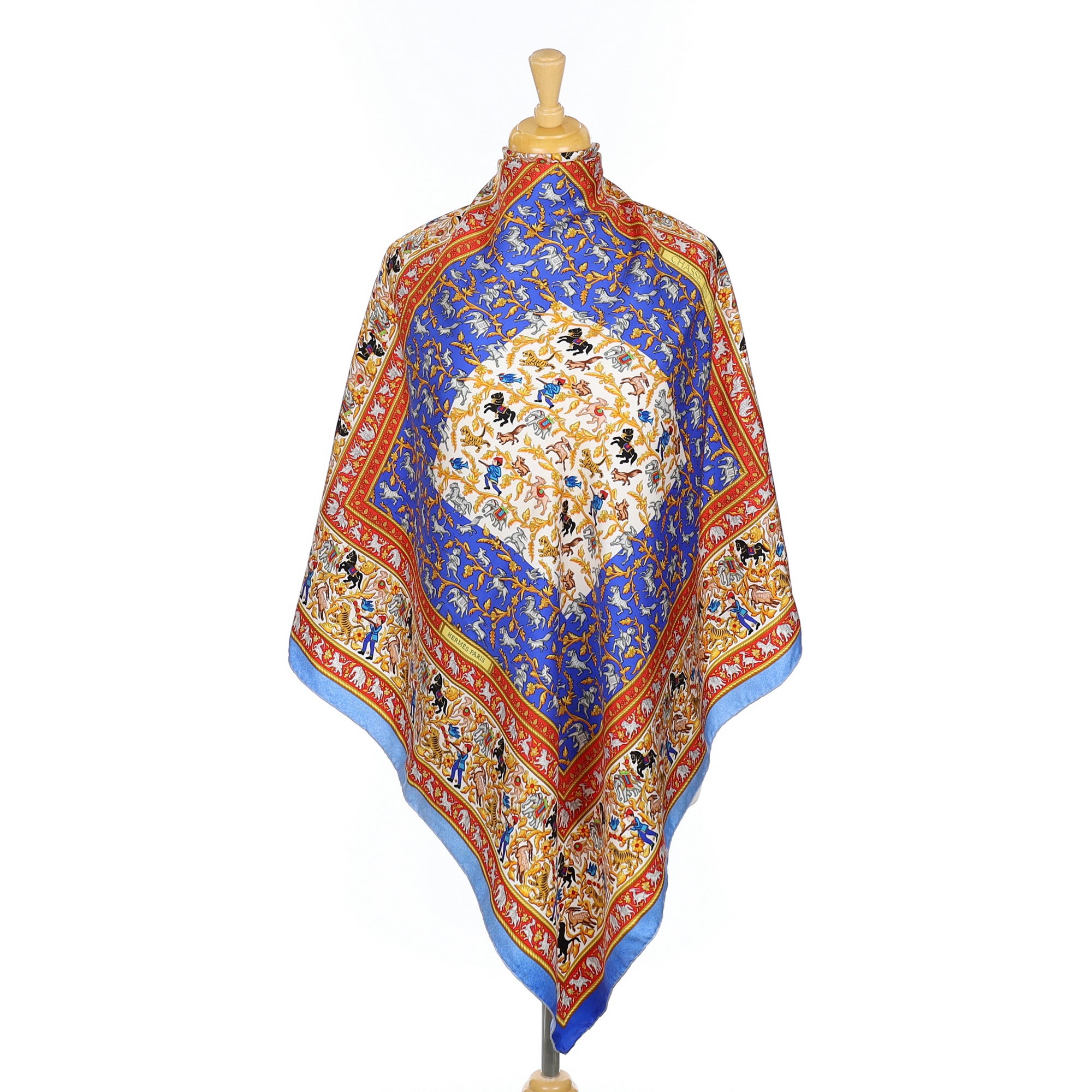 Hermès Chasse en Inde Silk Scarf