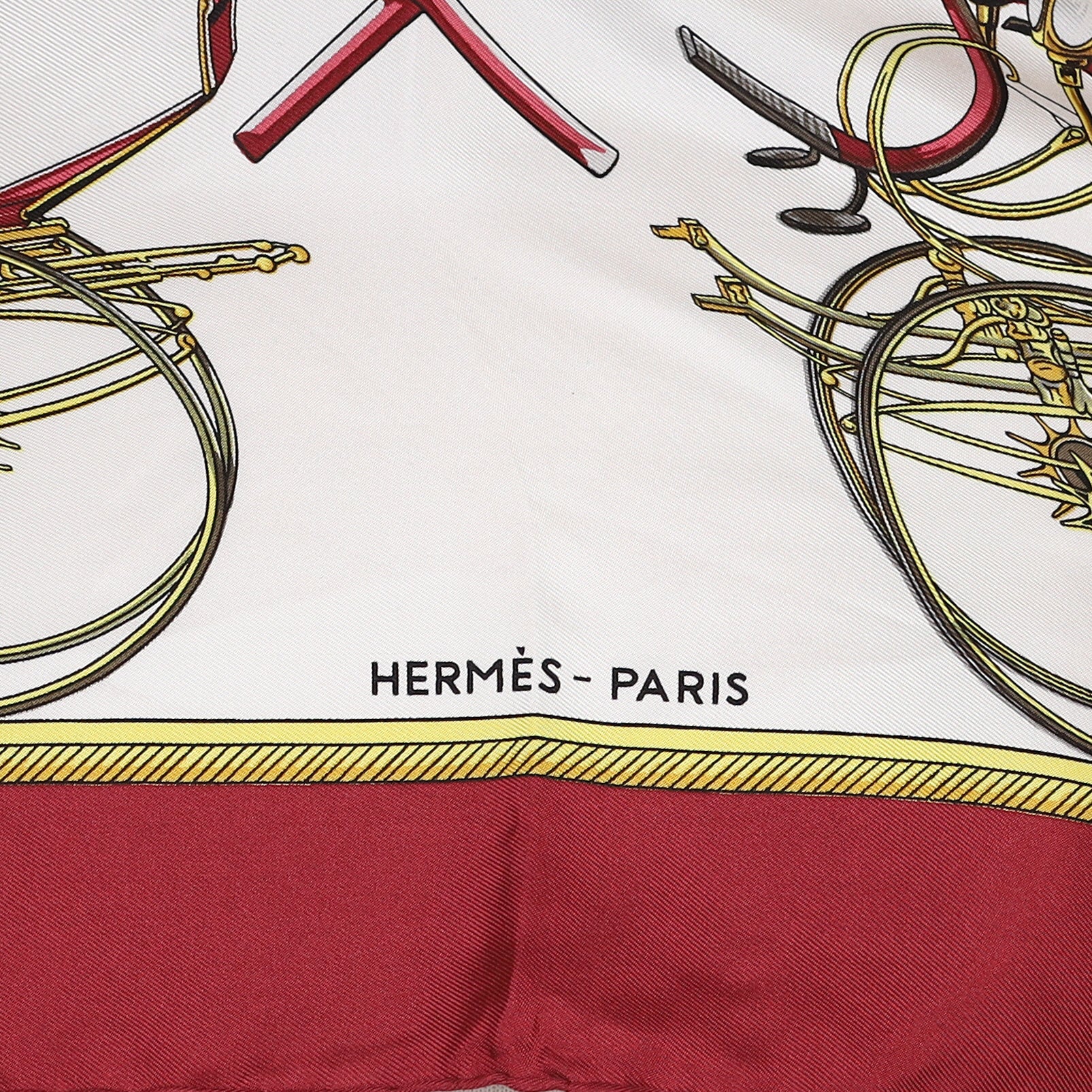 Hermès Les Voitures a Transformation Silk Scarf