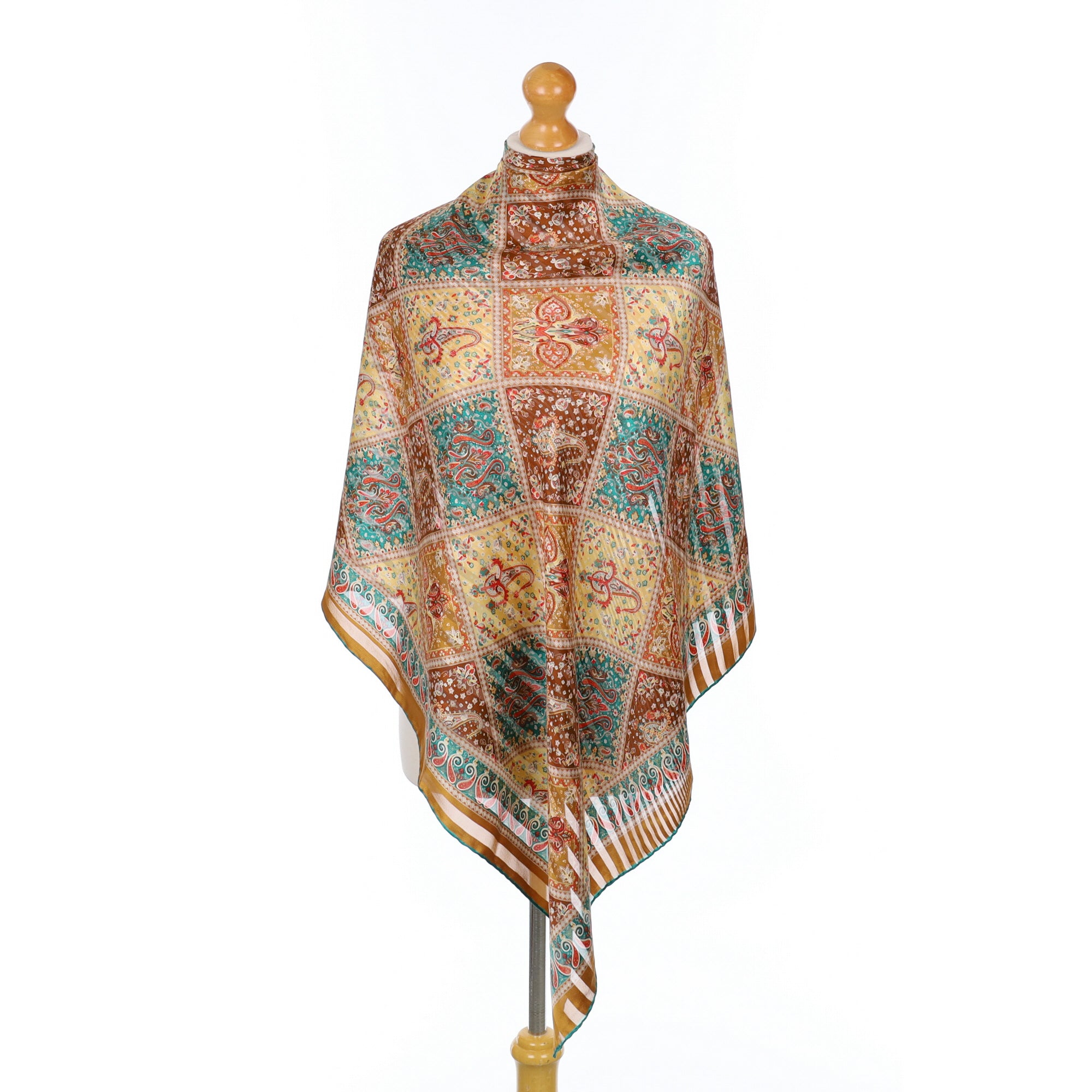 Ostinelli Paisley Vintage Silk Scarf