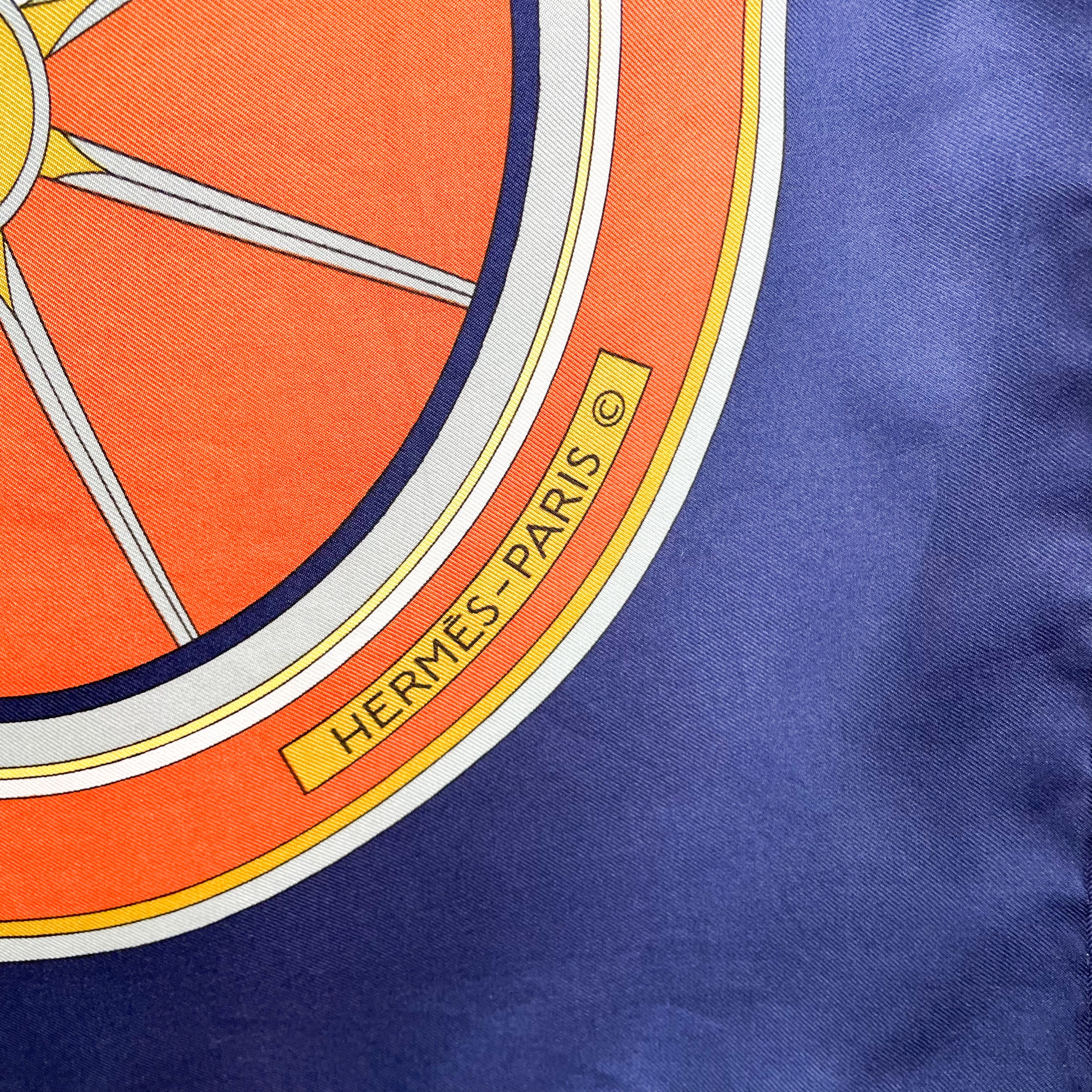 Boxed Hermes Washingon’s Carriage Designer Silk Scarf
