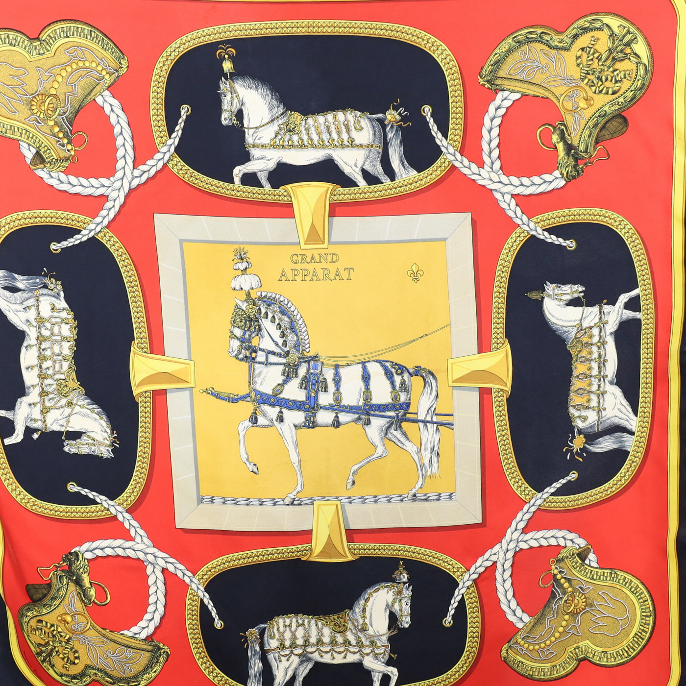 Hermès Grand Apparat Silk Scarf