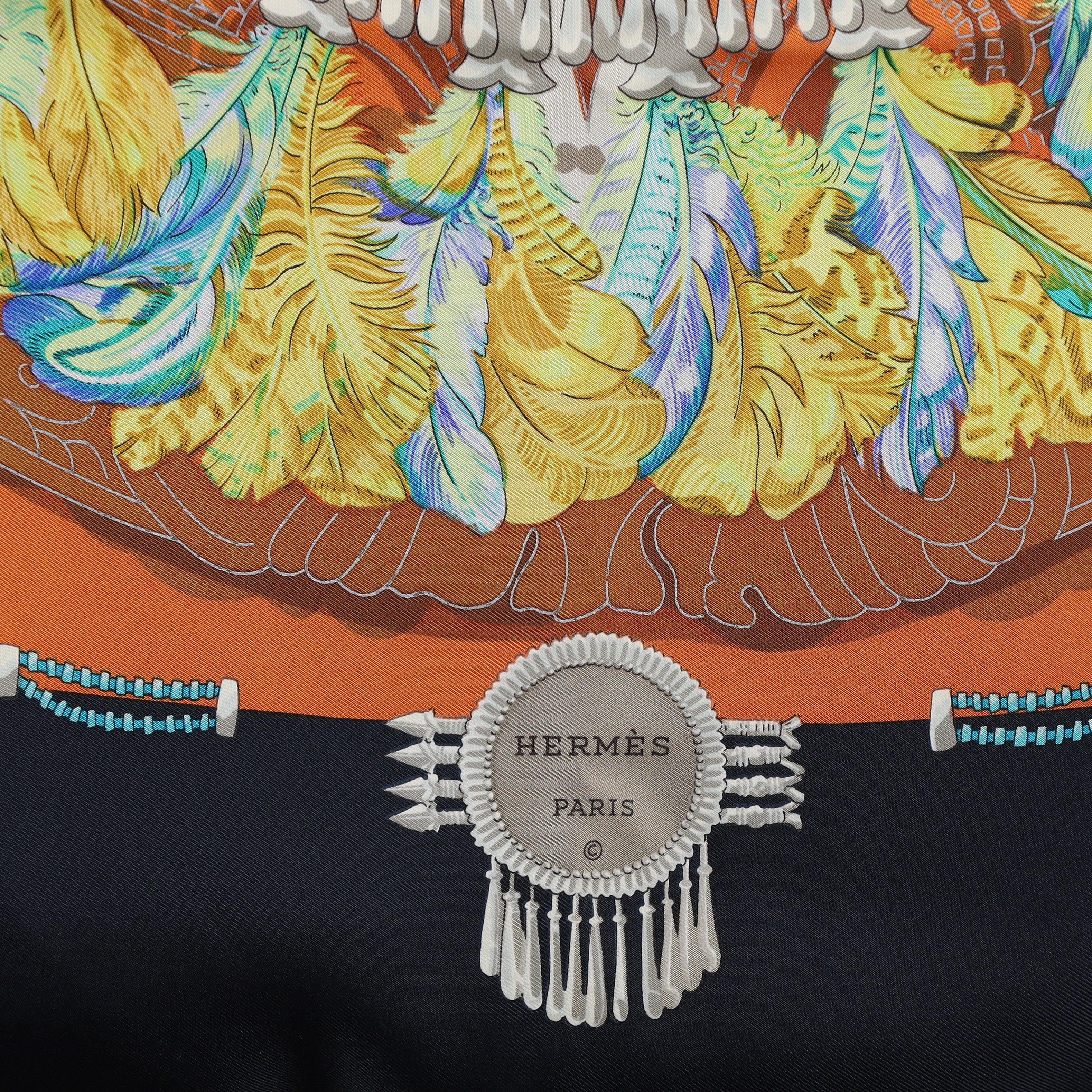 Hermès Mexique Silk Scarf