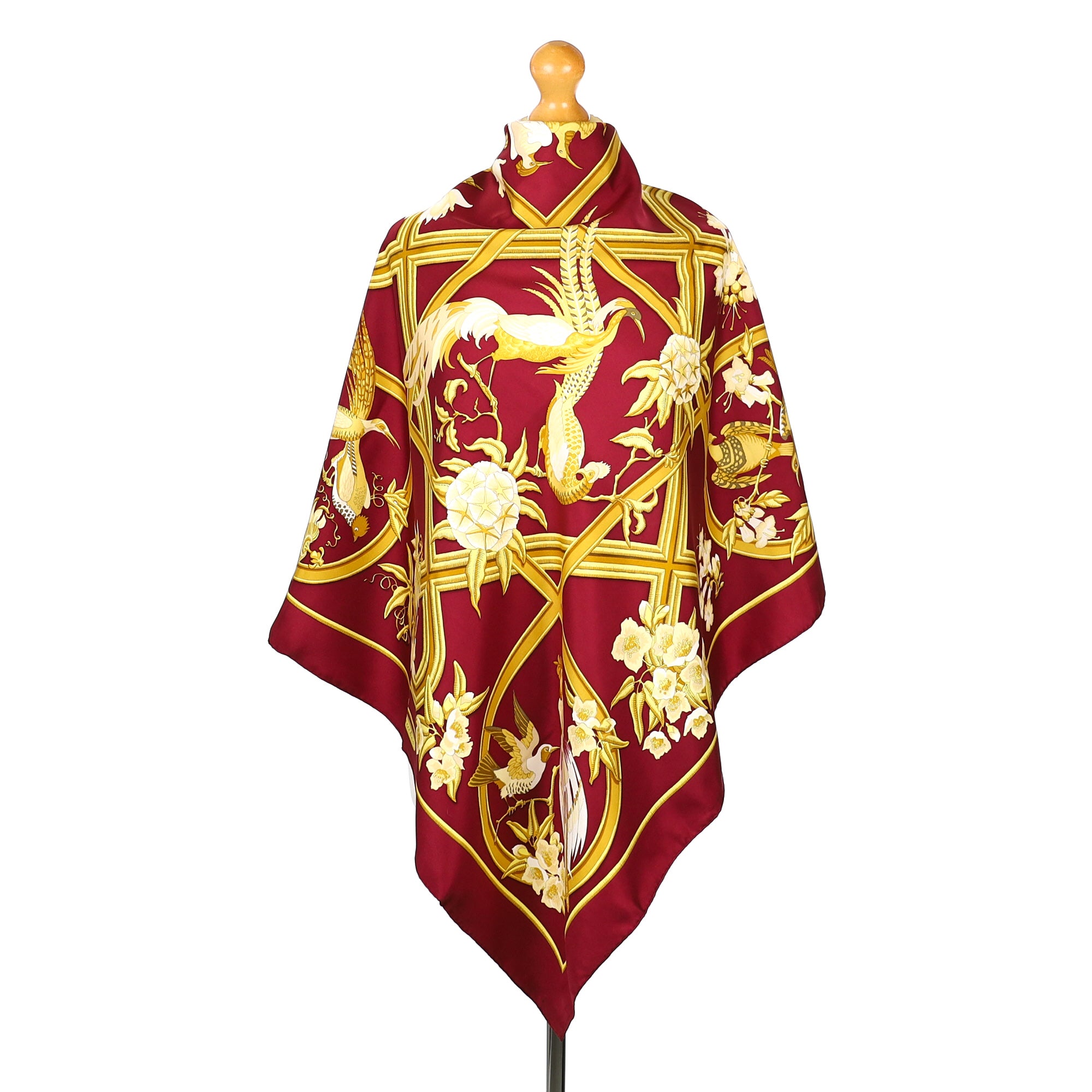 Hermès Caraibes Silk Scarf