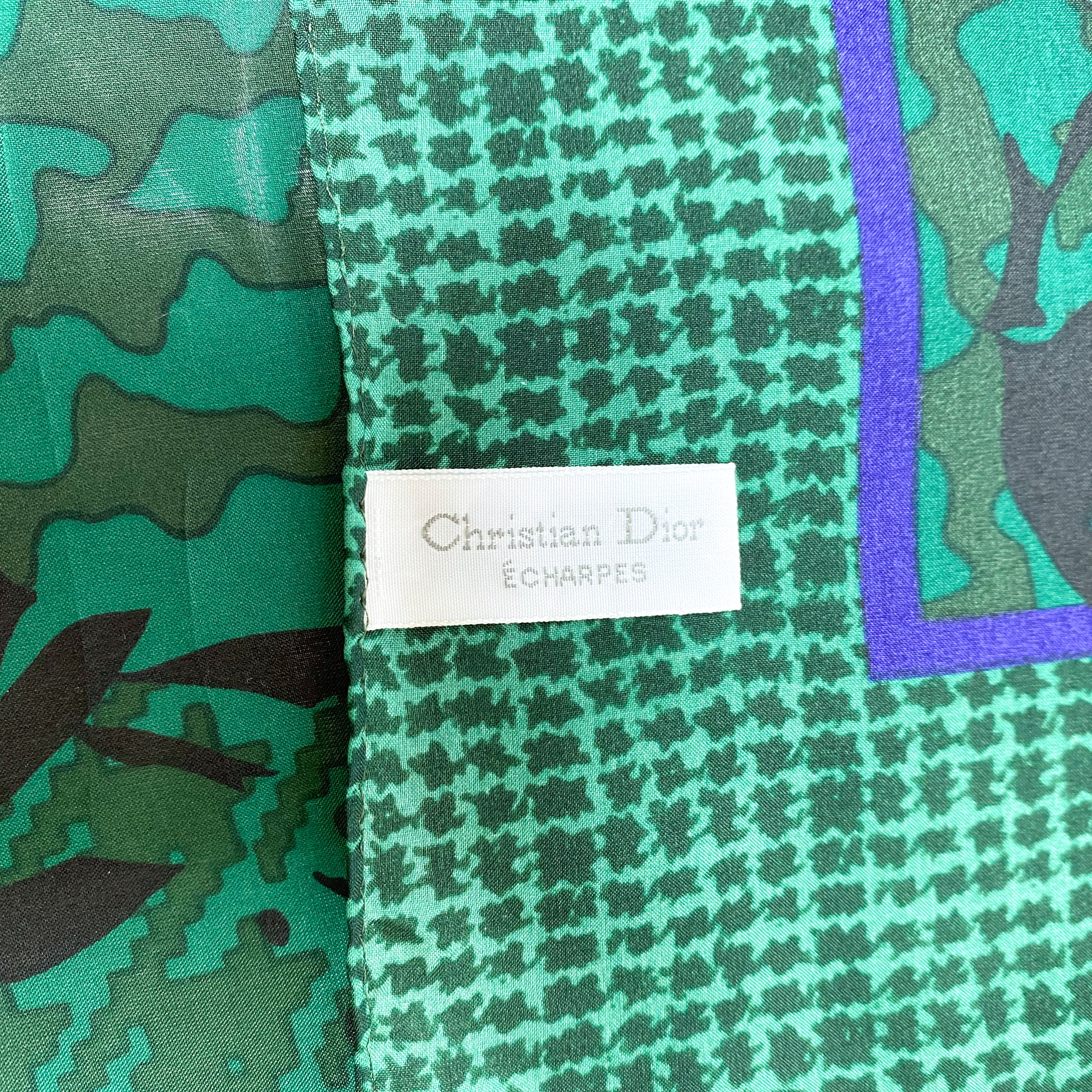 Christian Dior Silk Scarf