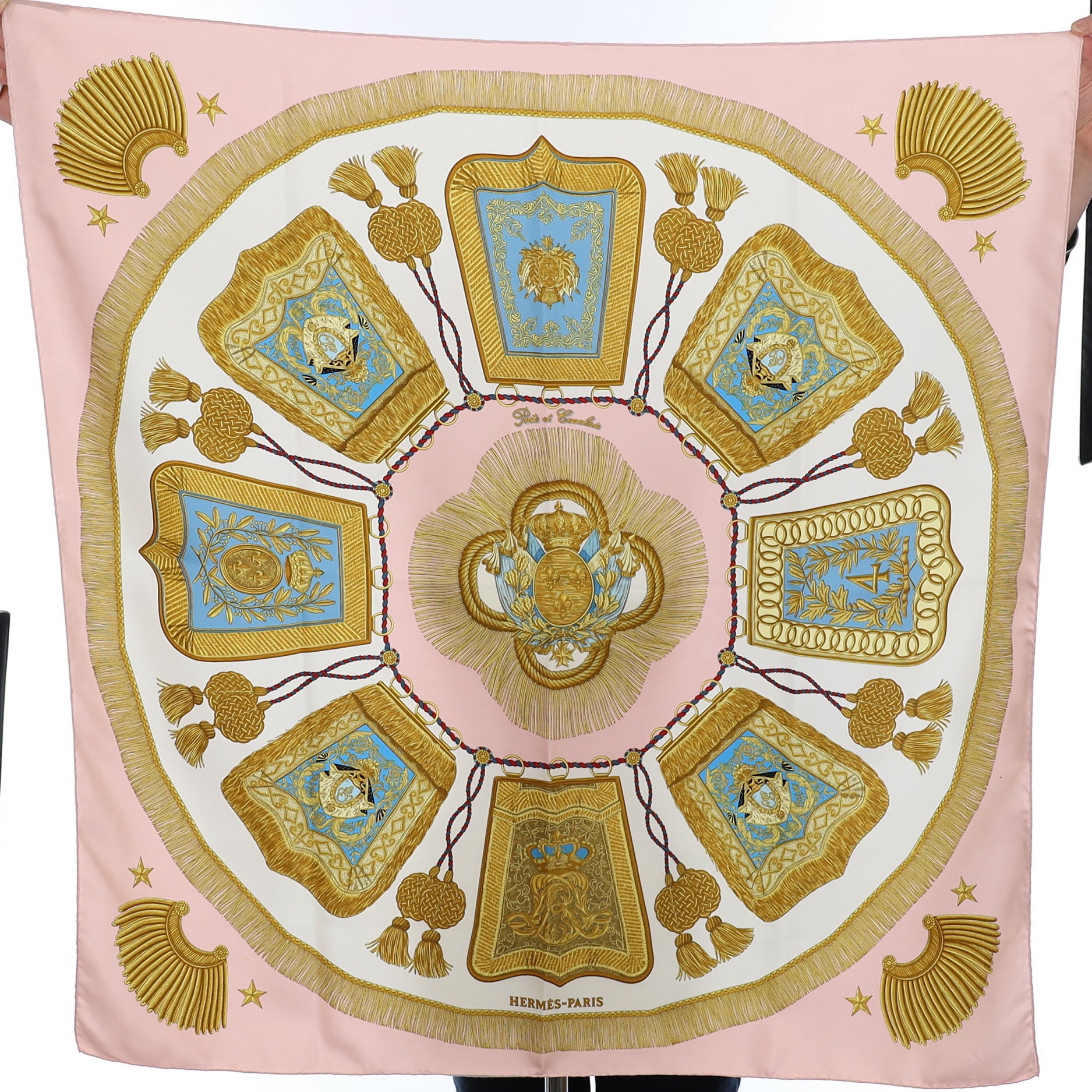 Hermès Poste et Cavalerie Silk Scarf