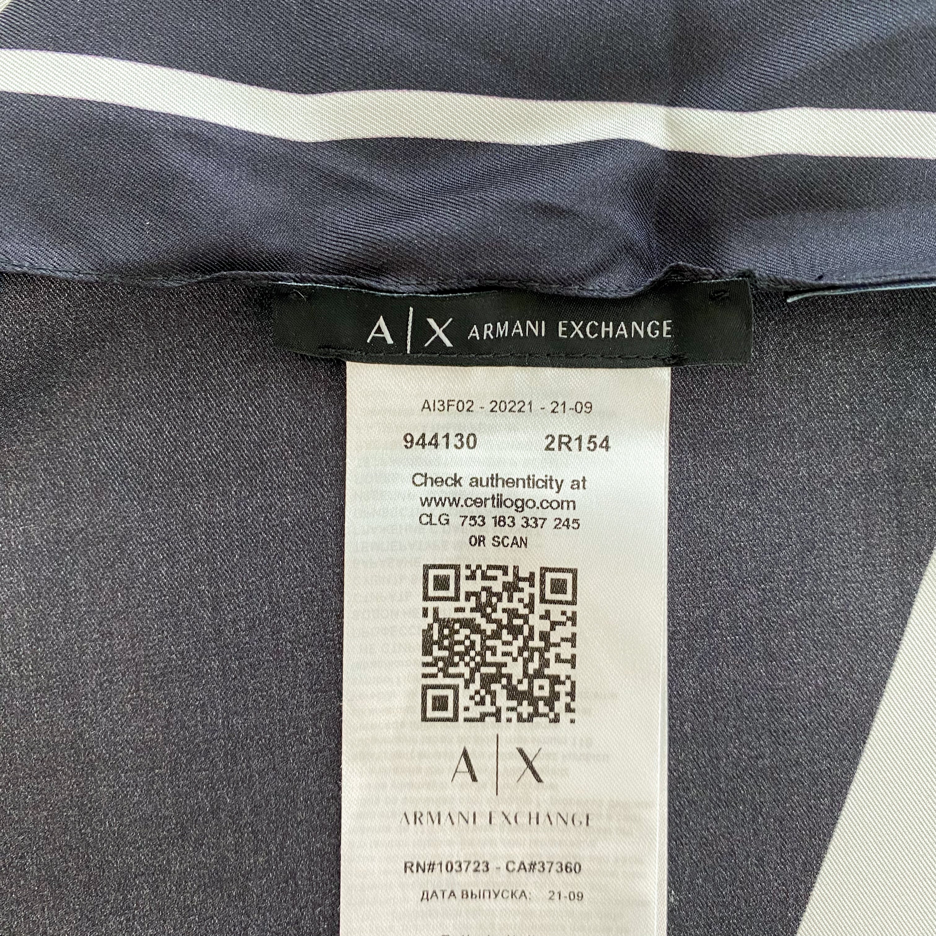 Immaculate Armani Exchange Designer Silk Scarf