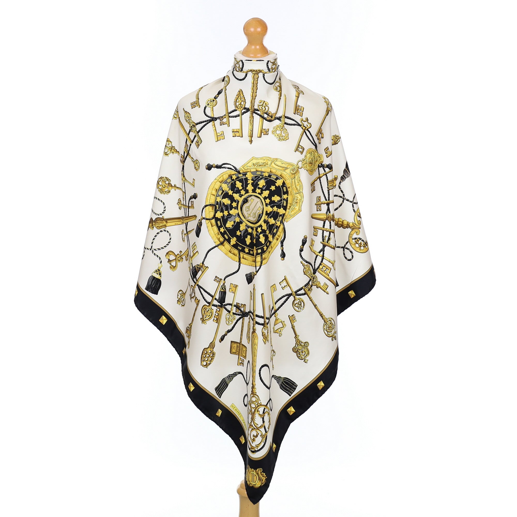 Hermès Les Clefs Silk Scarf