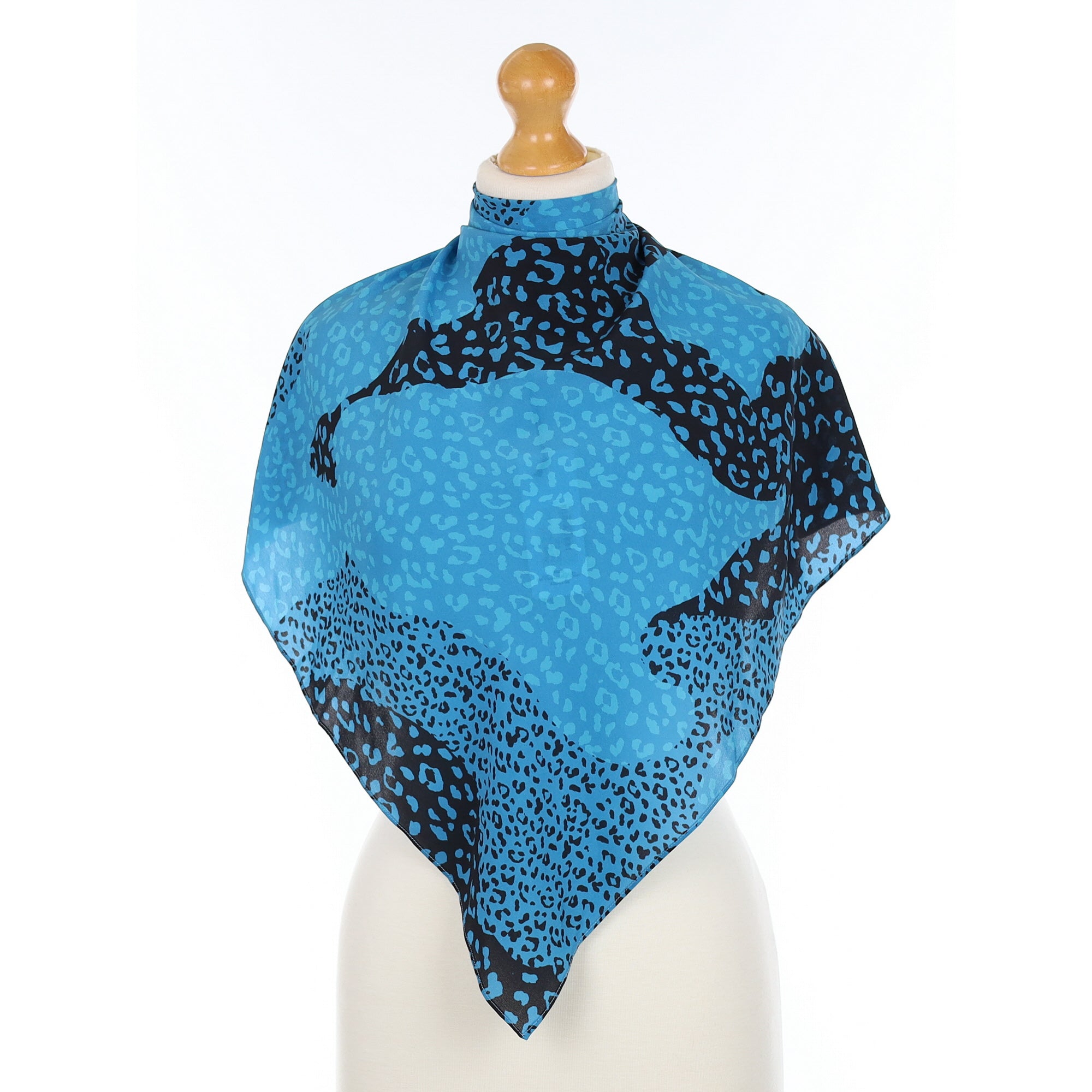 Brand New Rixo Turquoise Silk Scarf