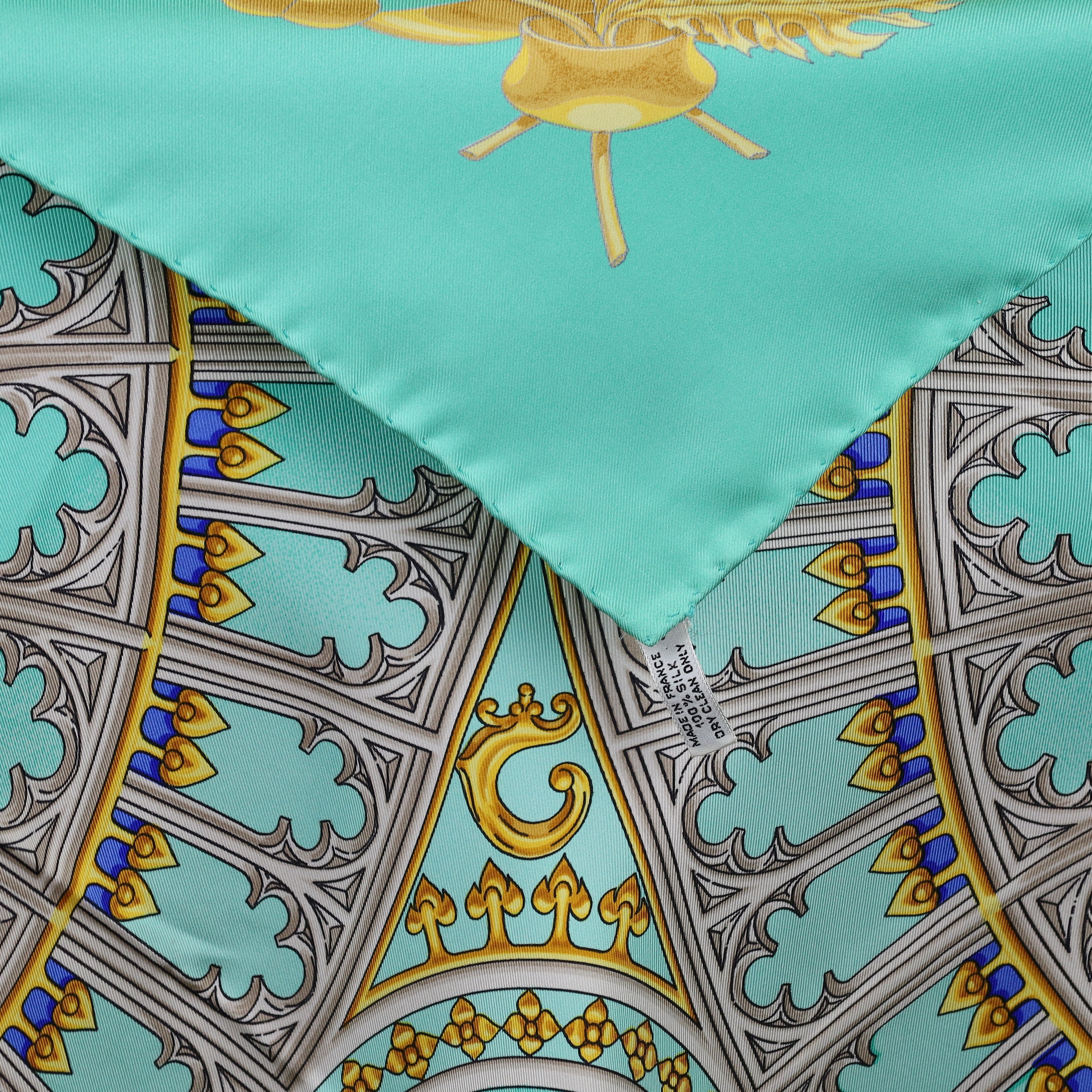Hermès British Heraldry Silk Scarf