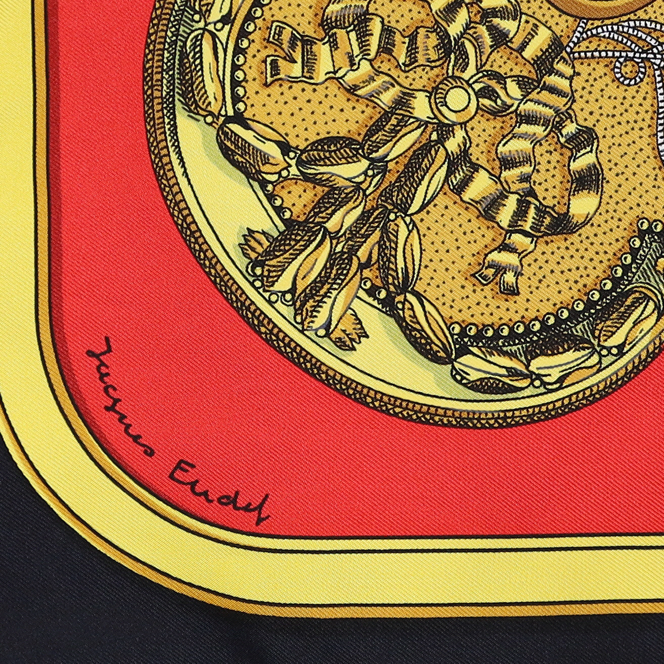 Pristine Hermès Grand Apparat Silk Scarf