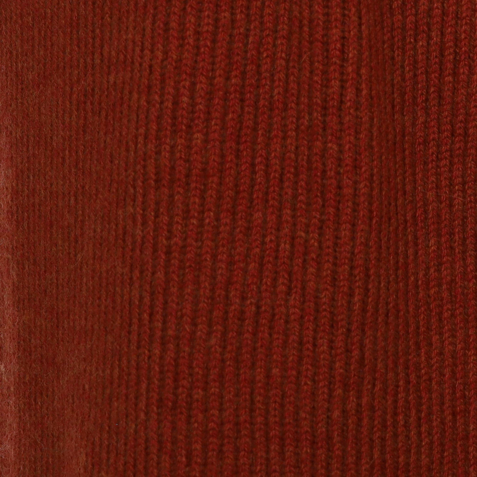 Brand New Scottish Paprika Rib Cashmere Scarf