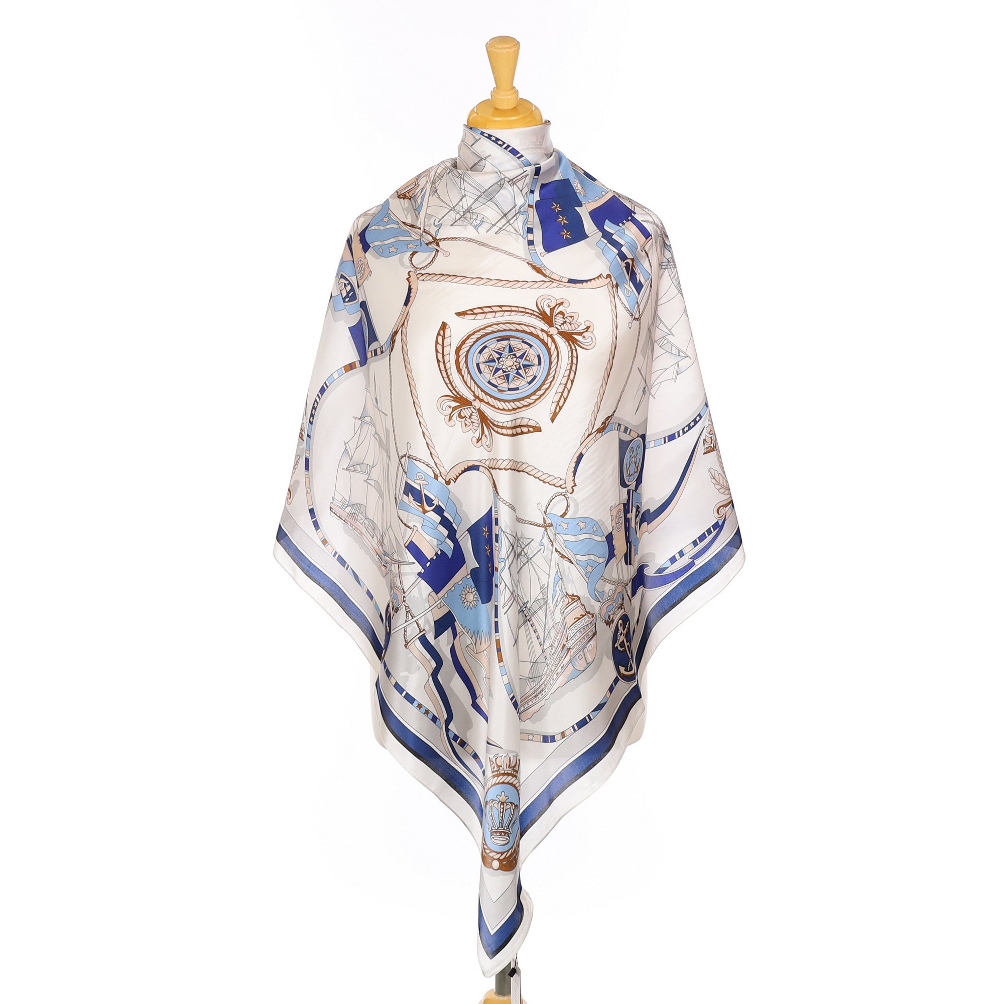 Brand New Story of Shanghai Nautical Silk Scarf