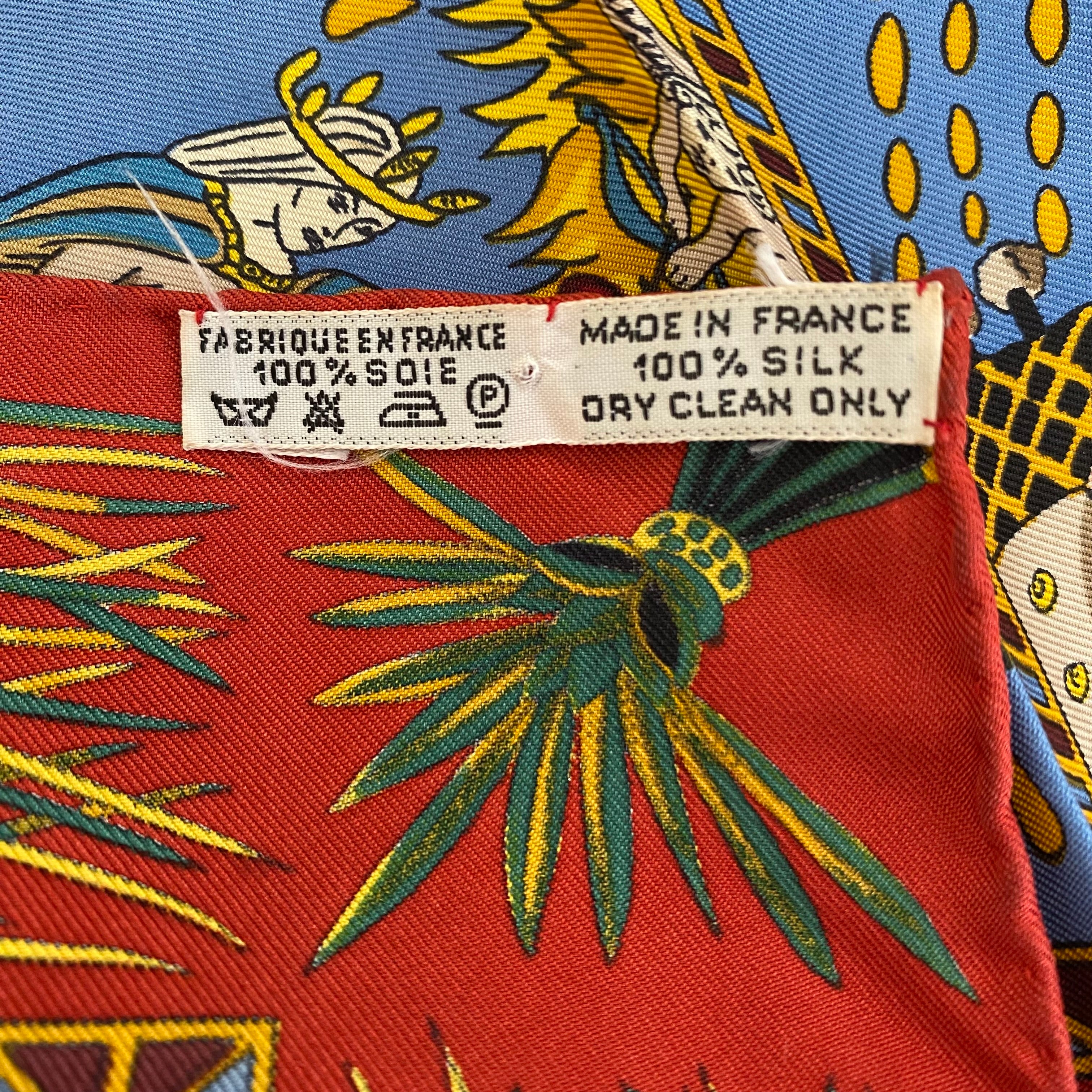 Hermès Le Tarot Silk Scarf