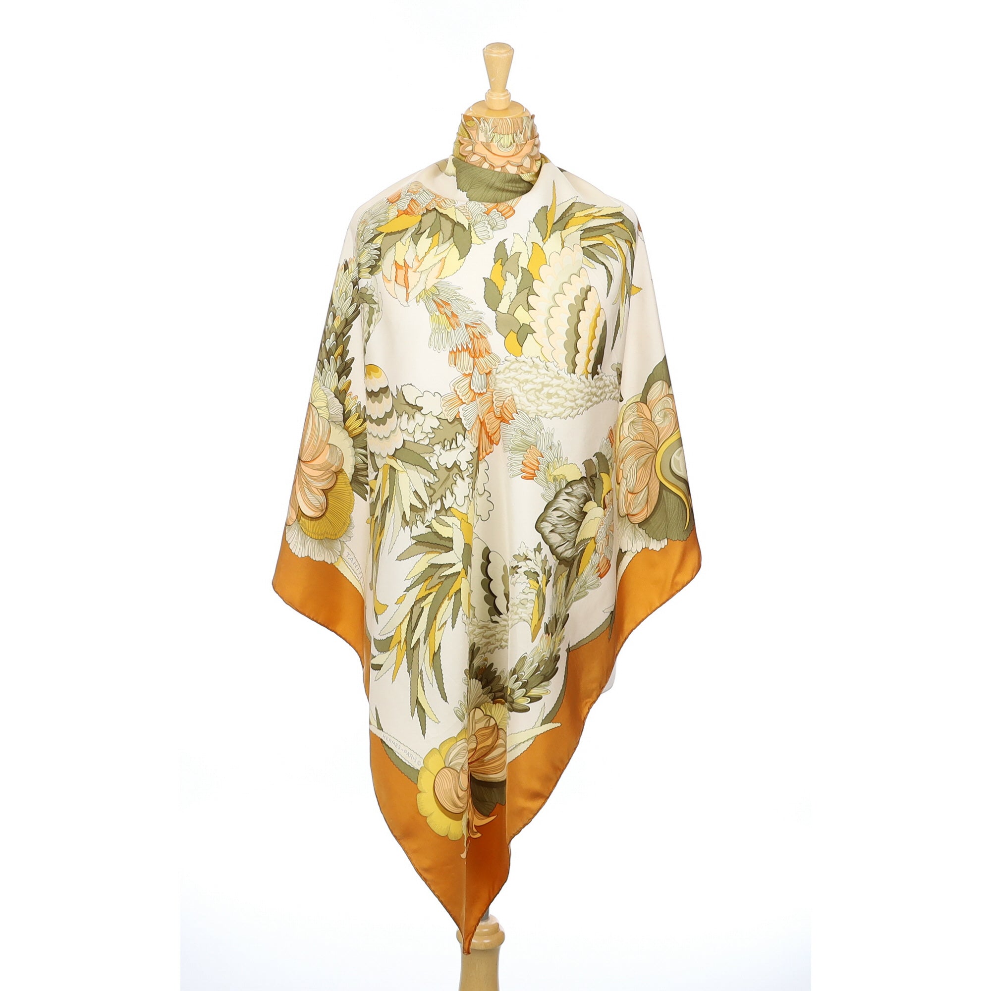 Hermès Tahiti Silk Scarf