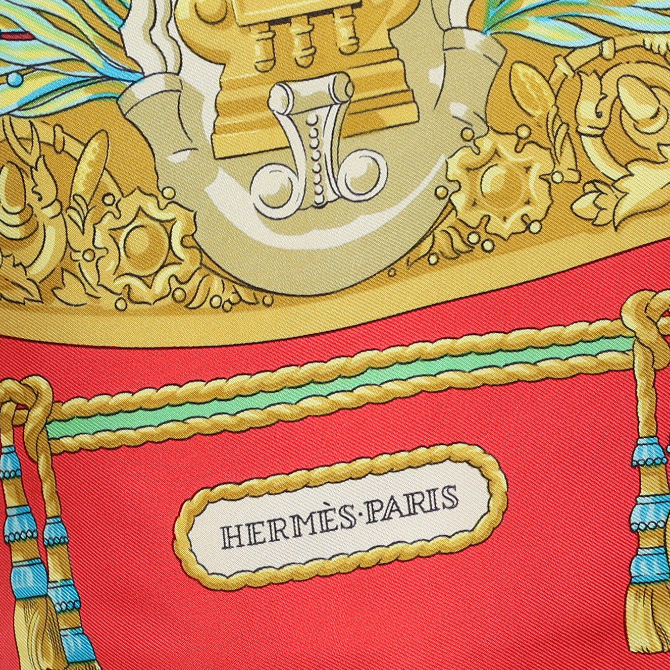 Hermès Hommage A Charles Garnier Architecte De l’Opera De Paris Silk Scarf