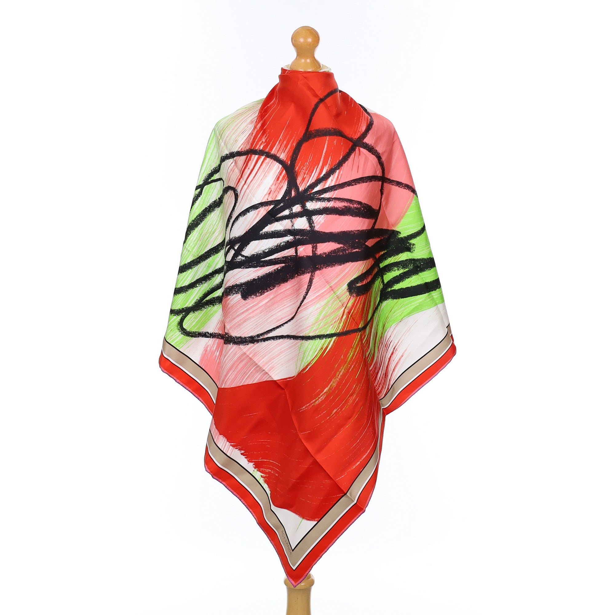 Brand New Roksanda Abstract Silk Scarf