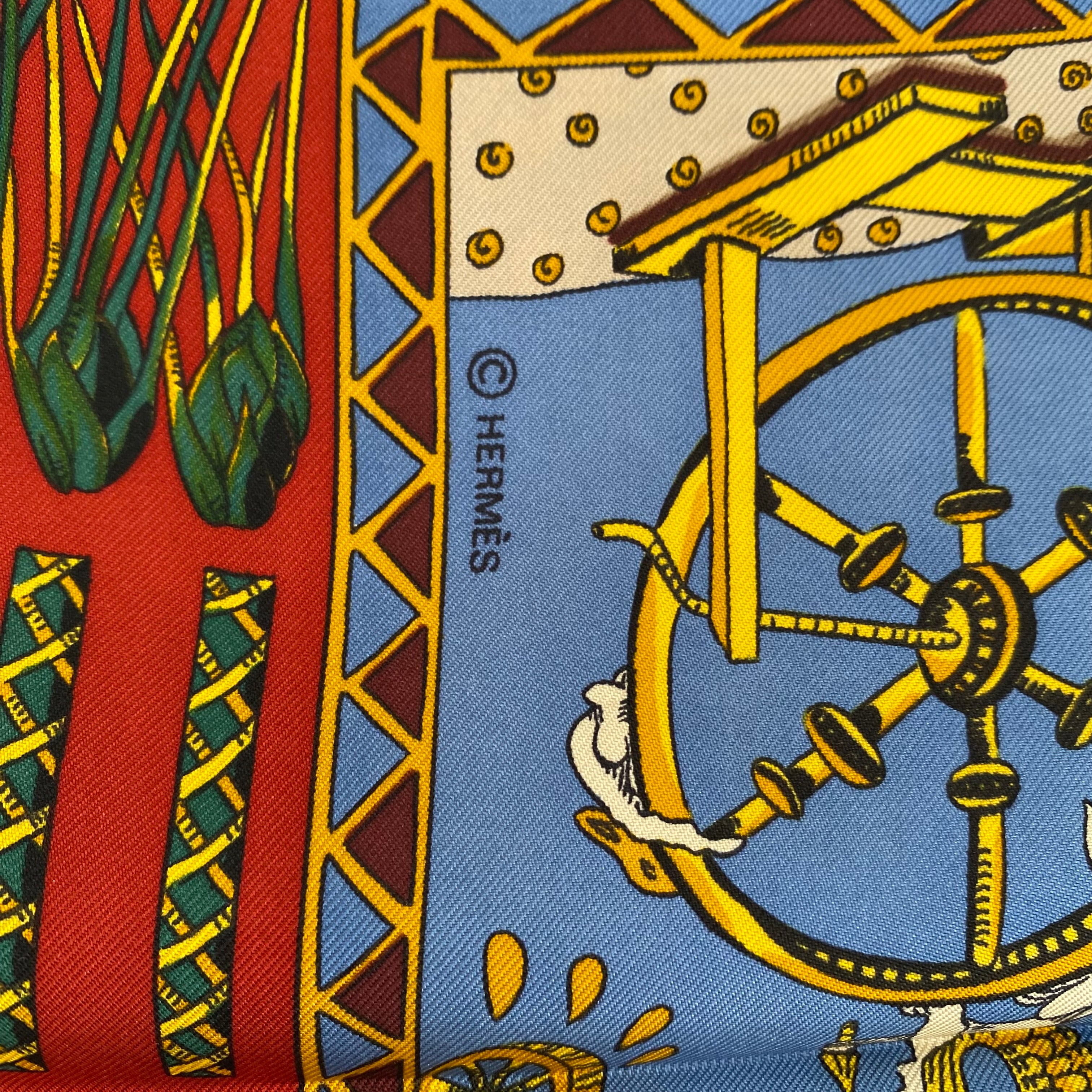 Hermès Le Tarot Silk Scarf