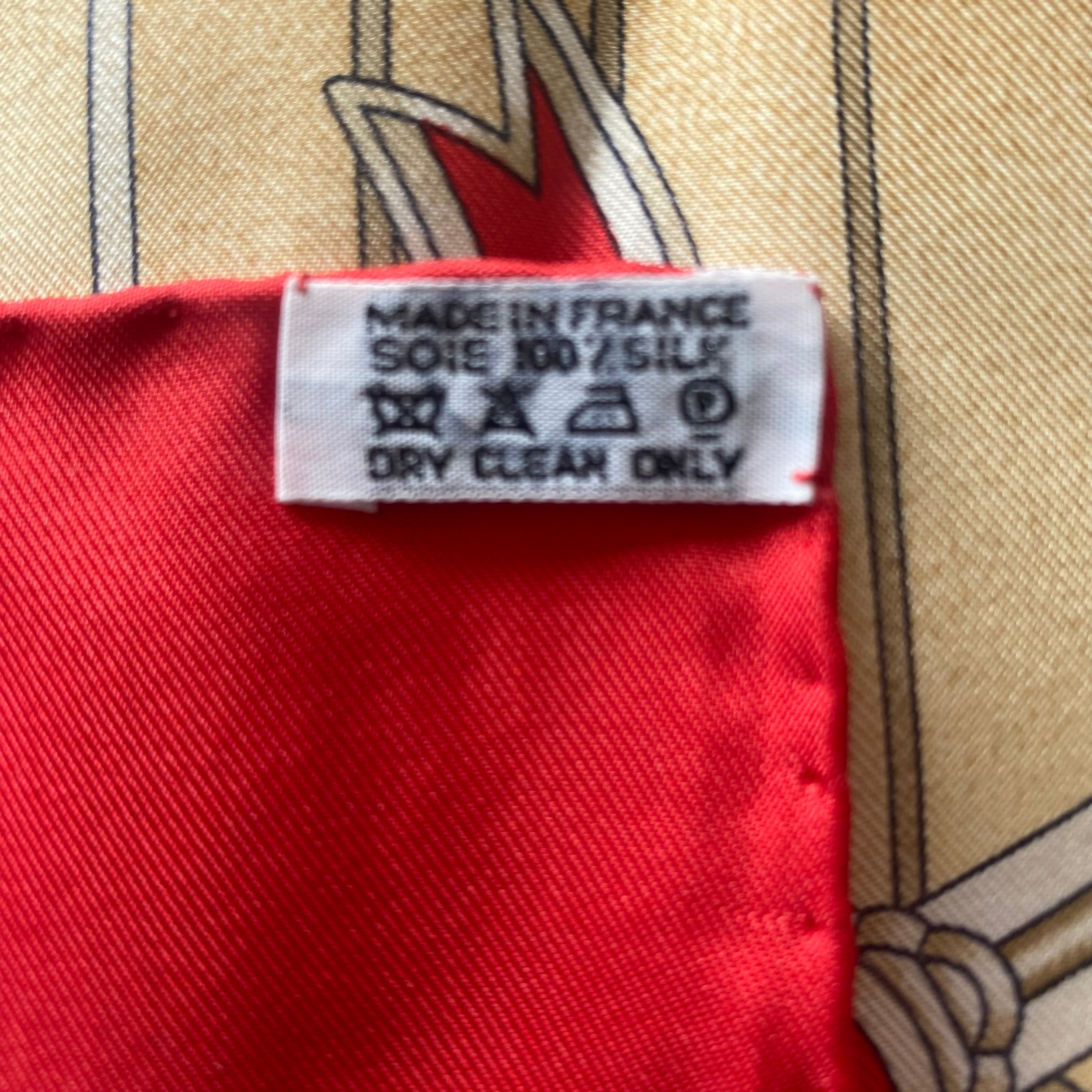 Brand New Boxed Hermès Railing Silk Scarf Rare