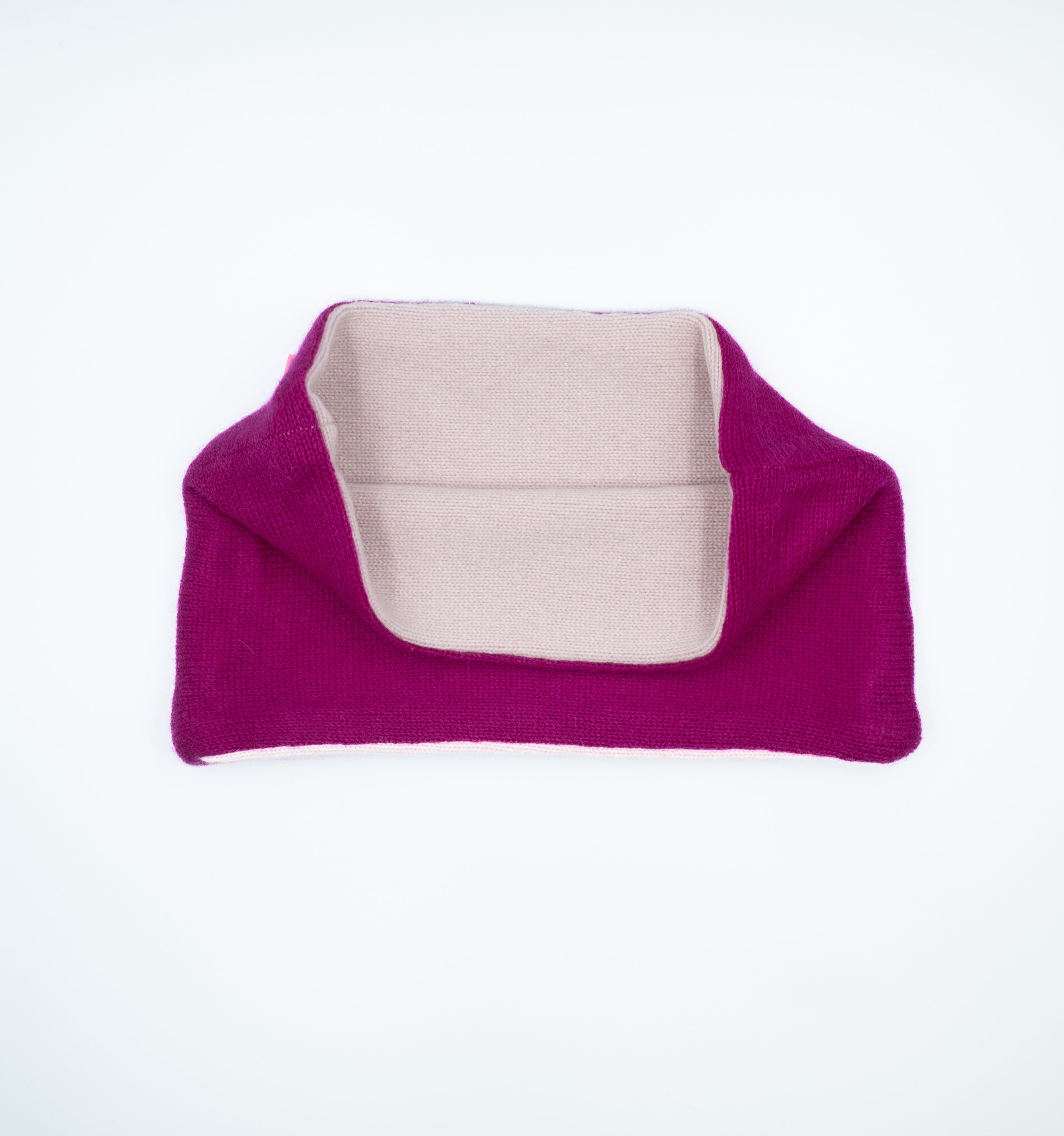 Fuchsia and Baby Pink Neck Warmer