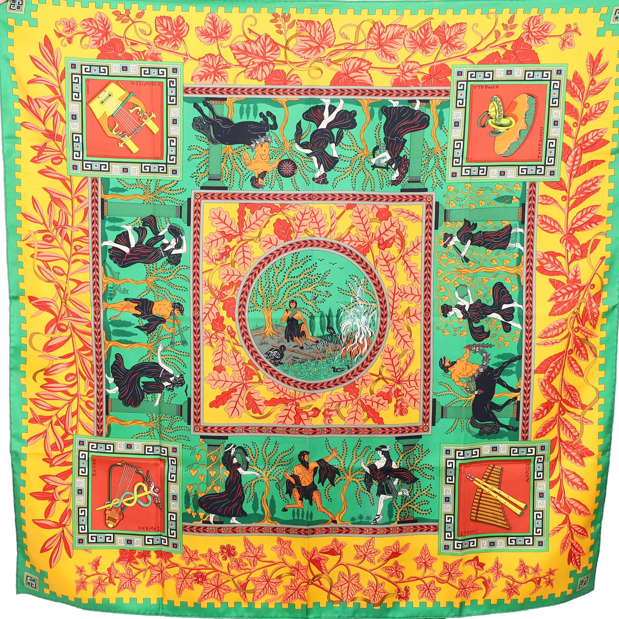 Hermès Musique des Dieux Silk Scarf
