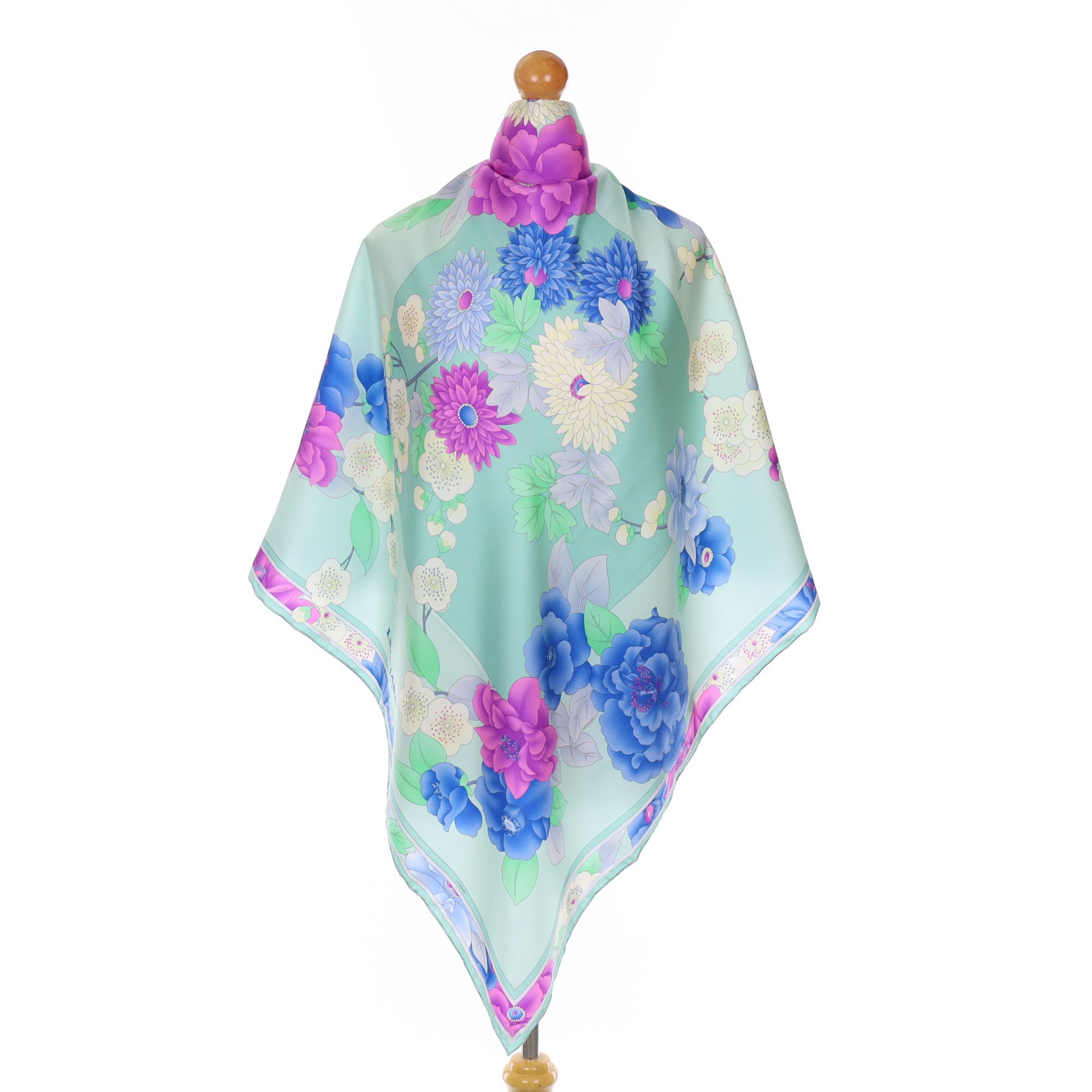 Leonard Floral Designer Silk Scarf
