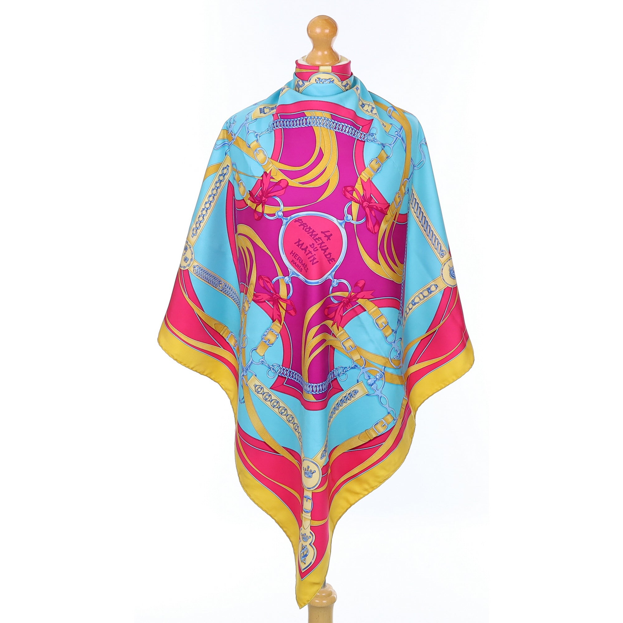 Boxed Hermès Promenade du Matin Silk Scarf Rare