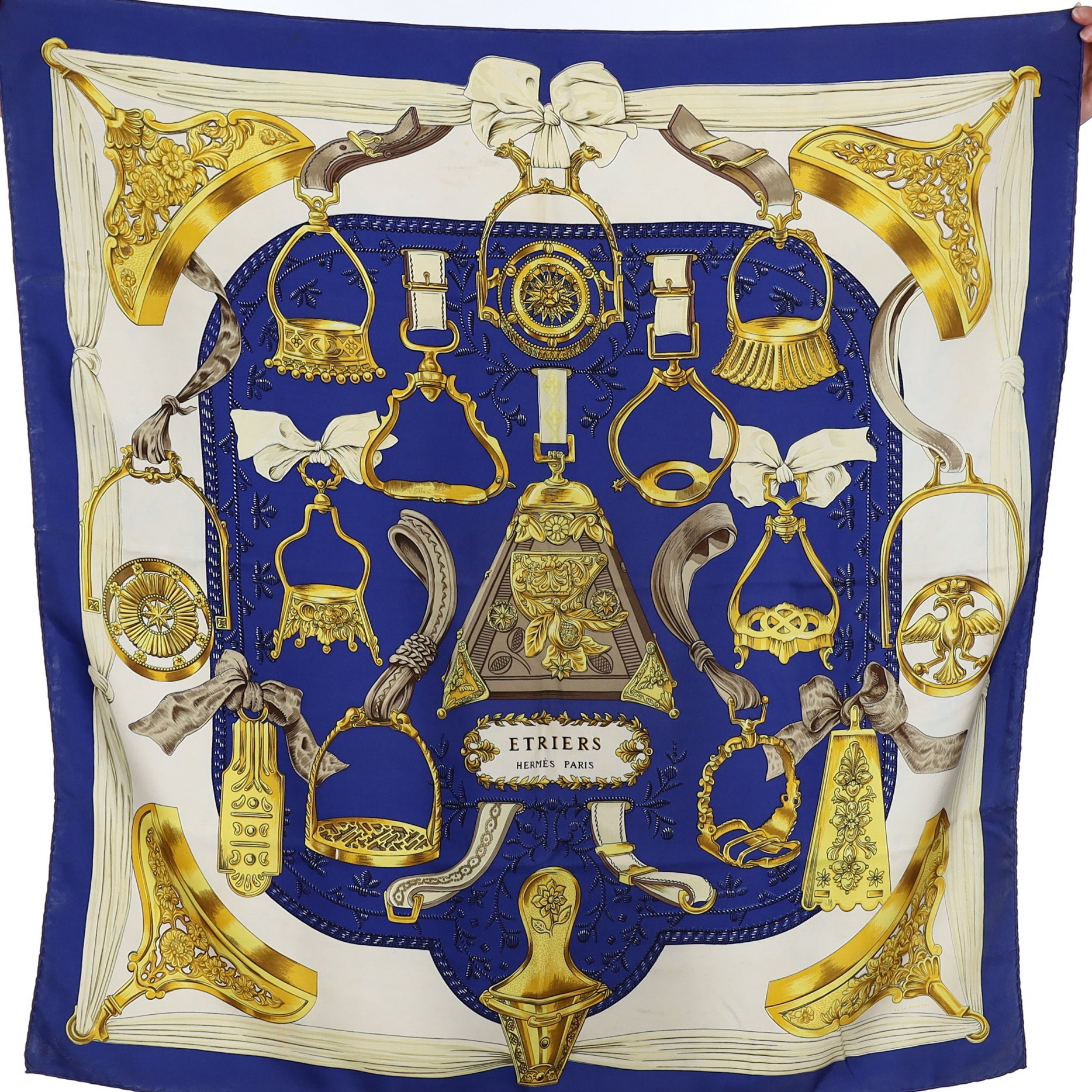 Hermès Etriers Silk Scarf