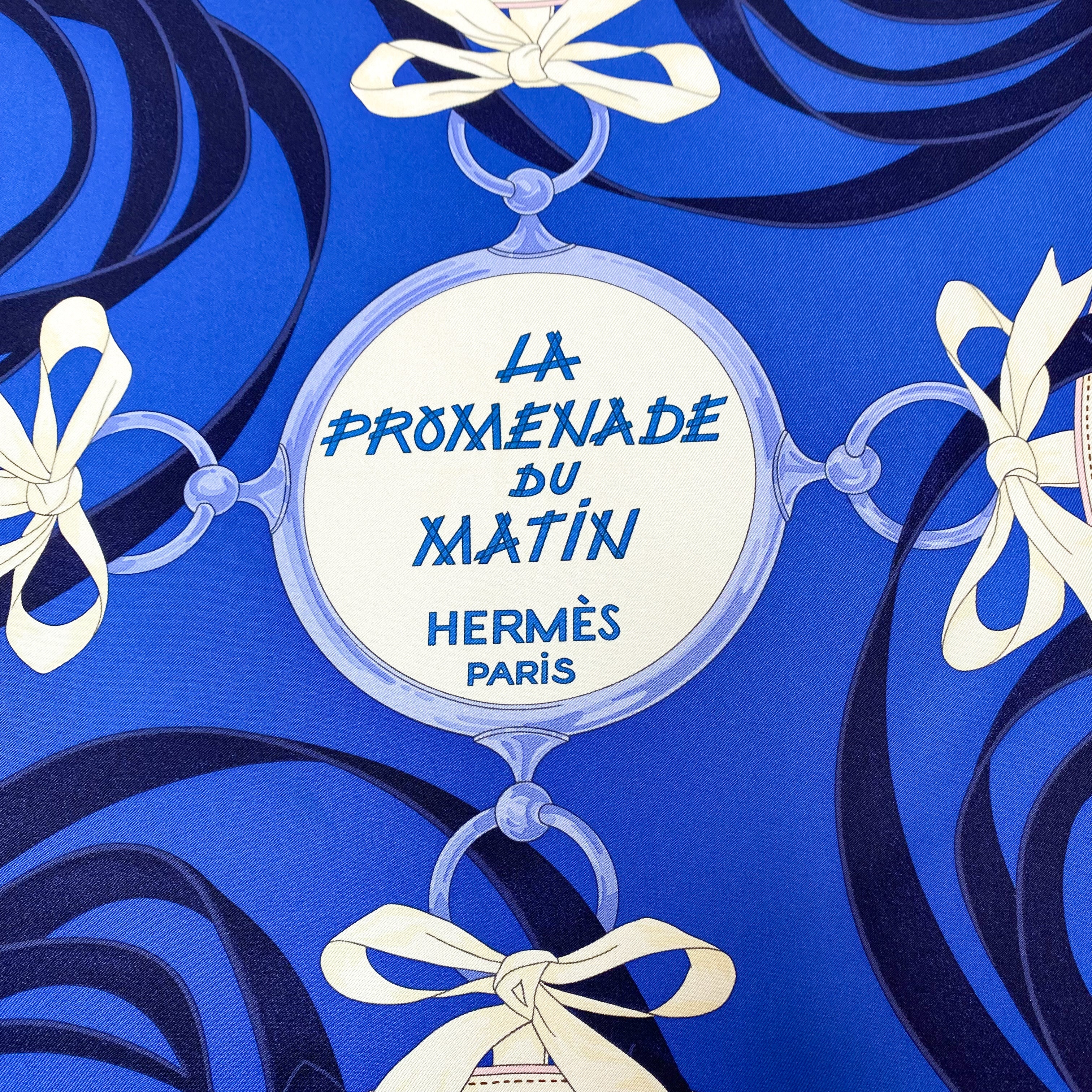 Pristine Boxed Hermès La Promenade du Matin Silk Scarf