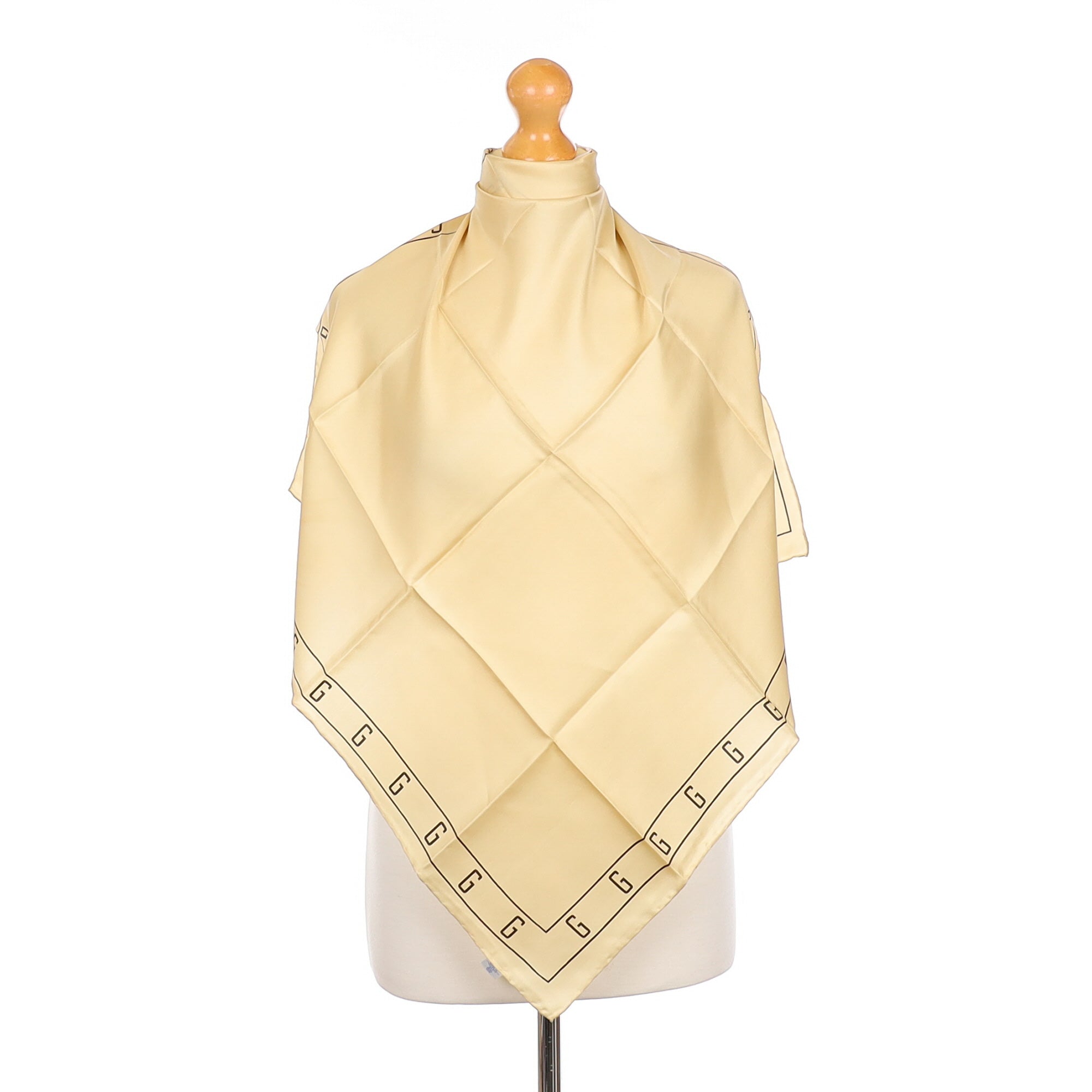 Golden Silk Scarf