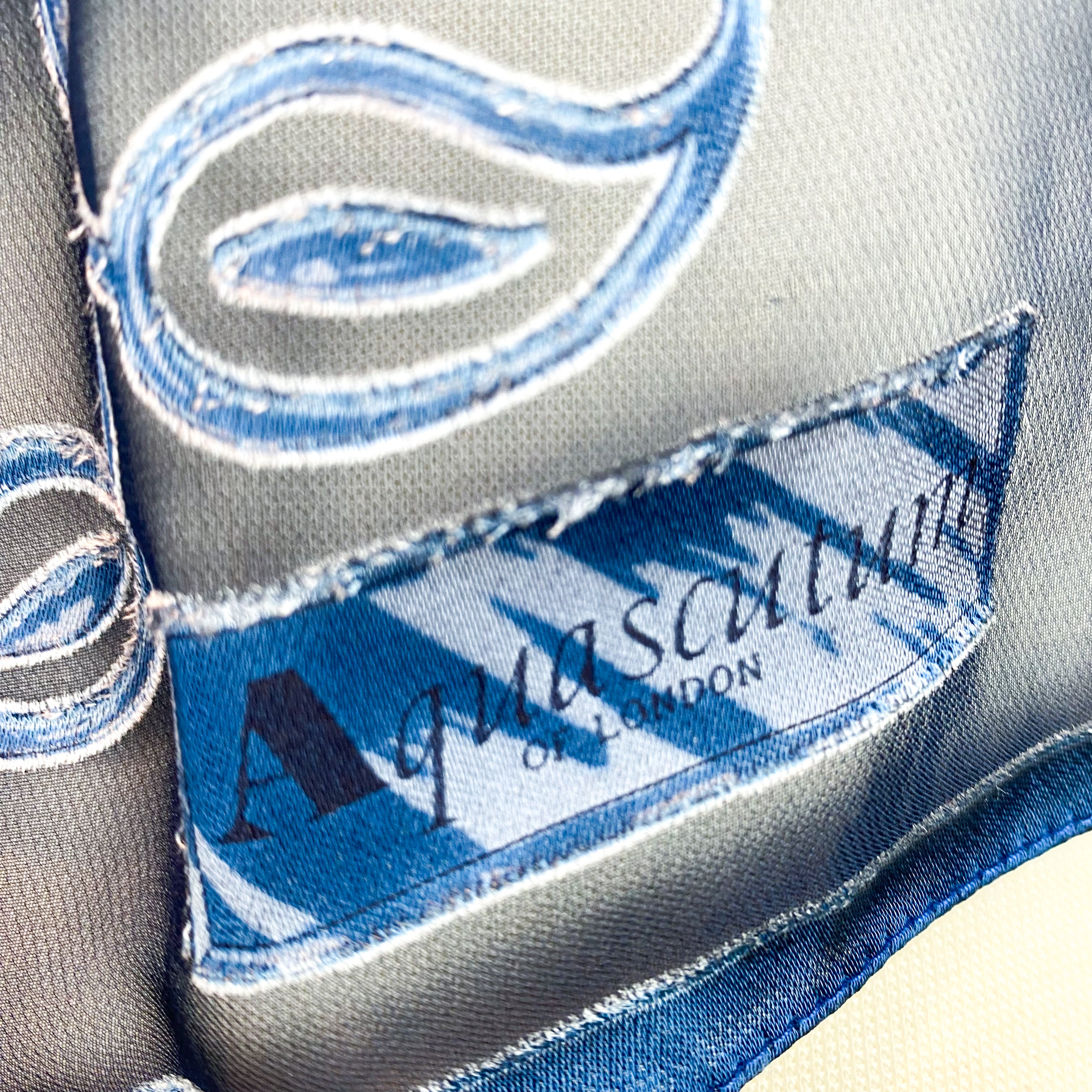 Exquisite Embroidered Floral Scarf