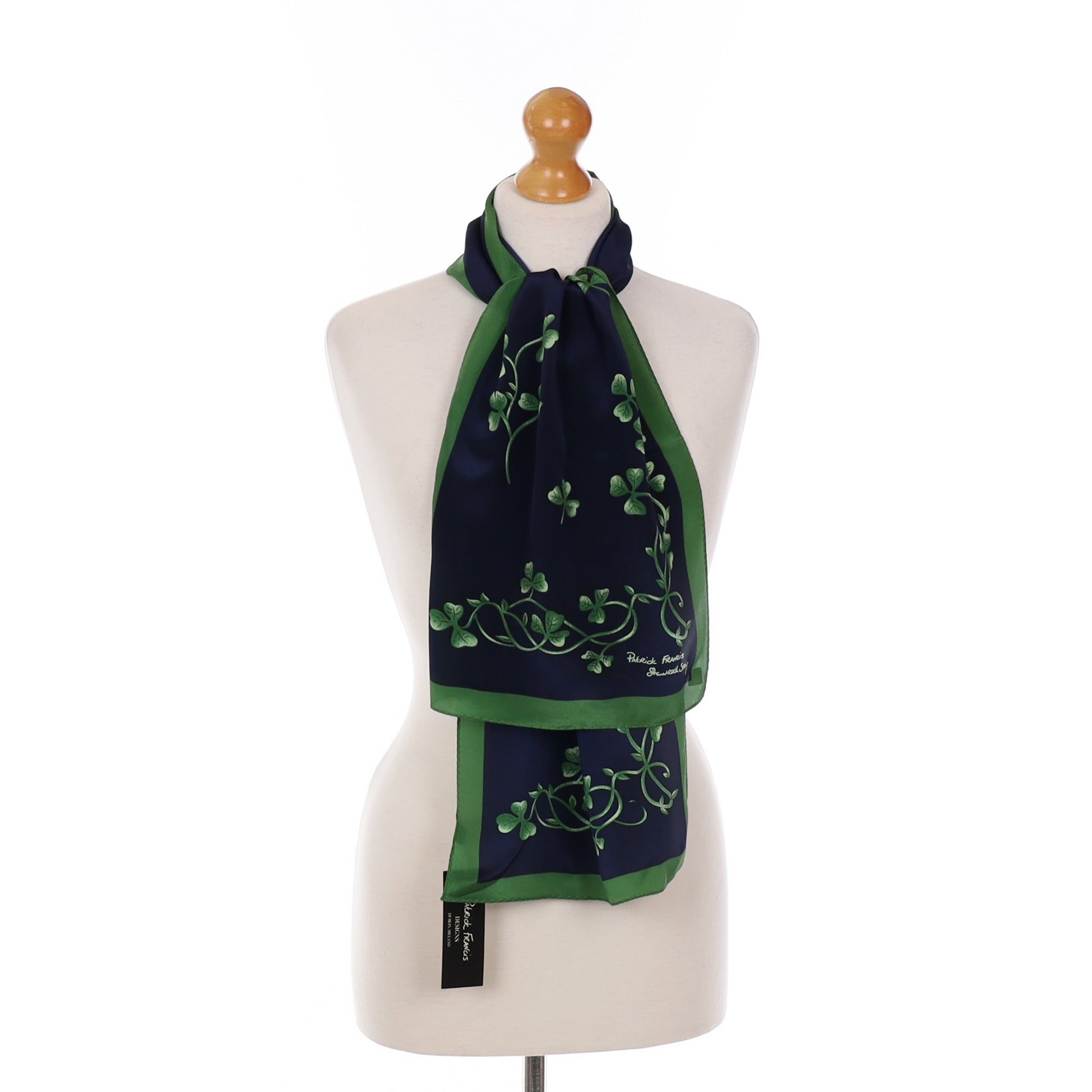 Brand New Boxed Patrick Francis Silk Scarf
