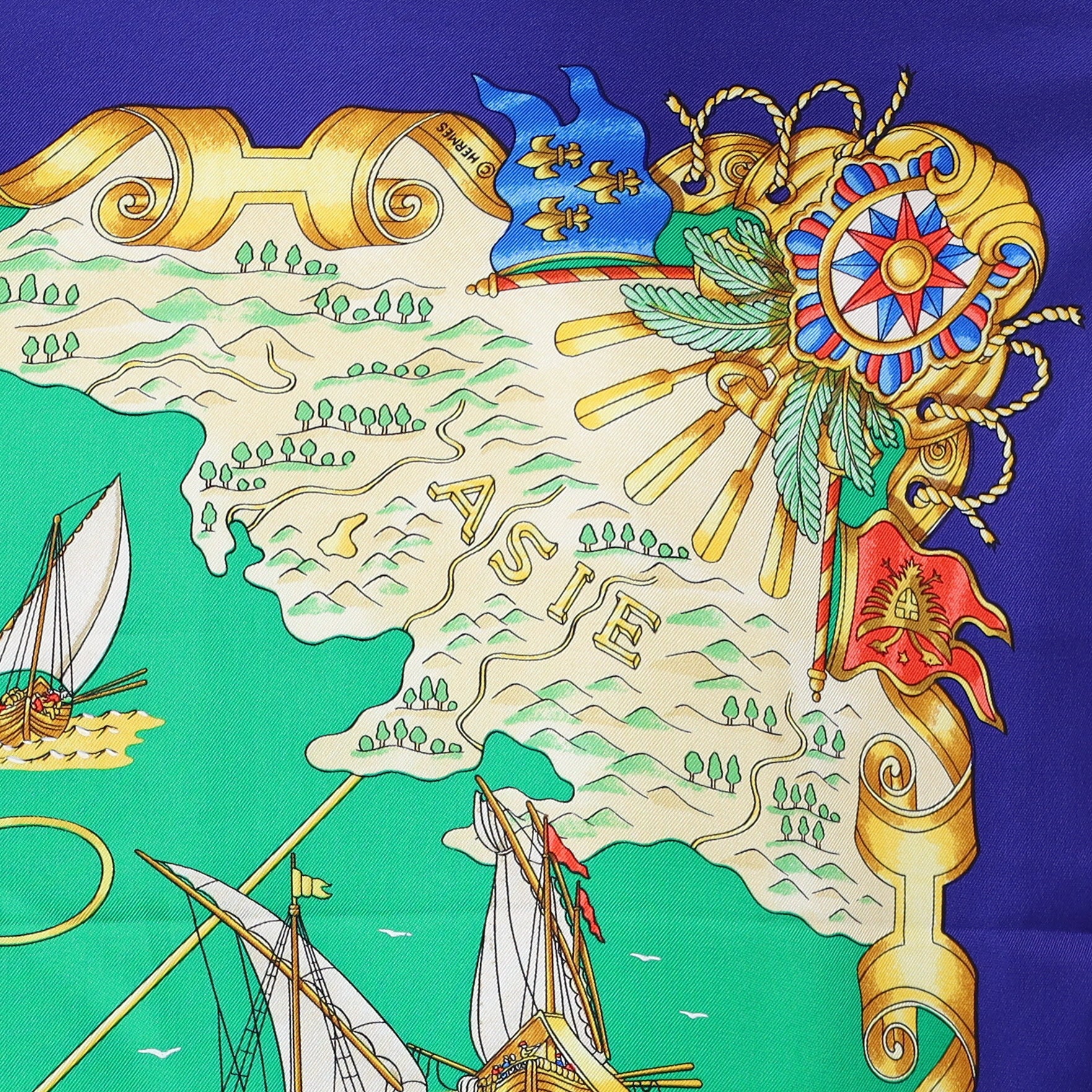 Hermès Voiles de Lumiere Silk Scarf