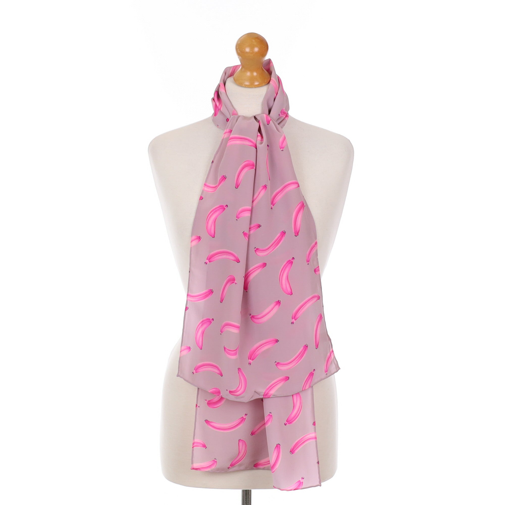 Charlotte Sparre Pink Banana Silk Scarf