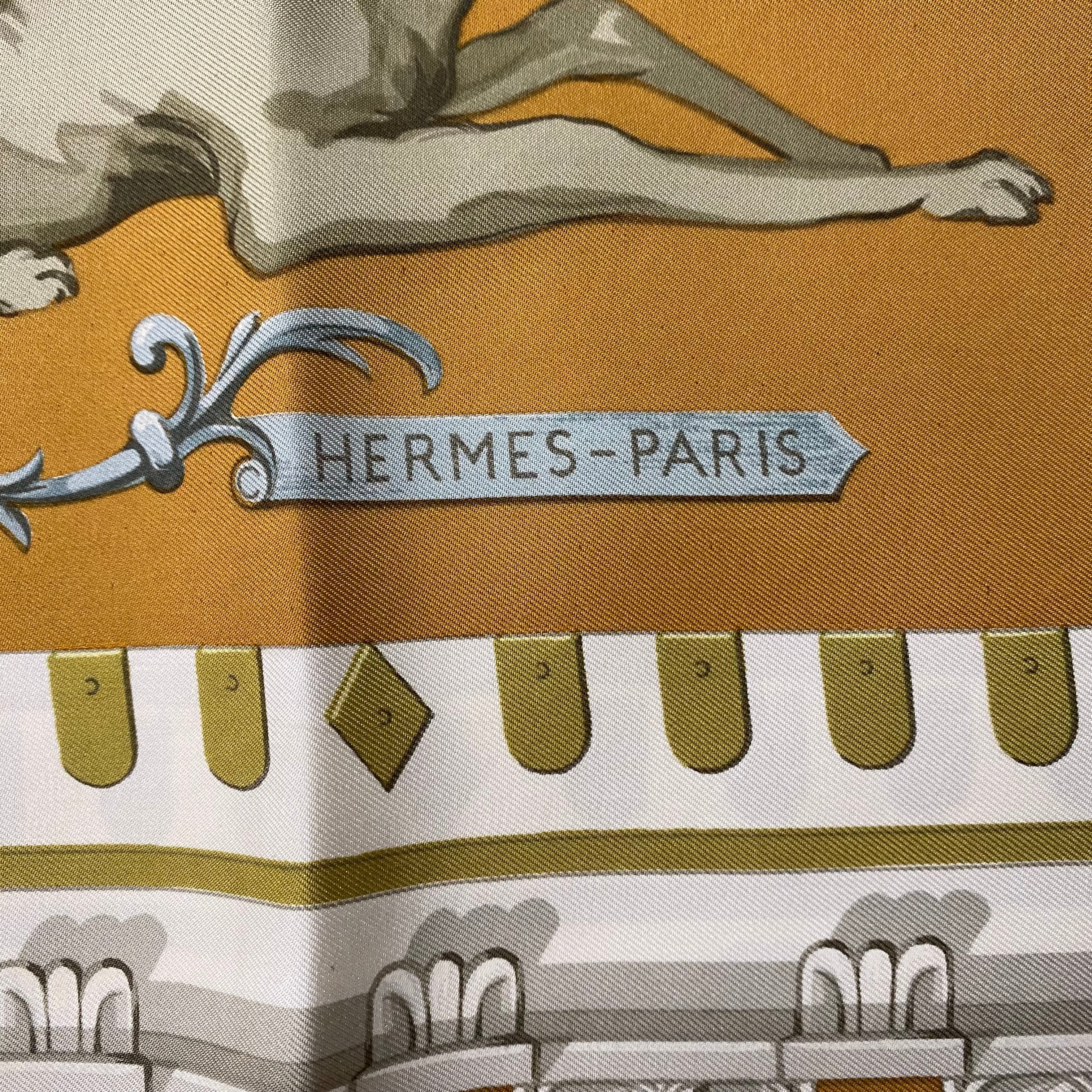 Hermès Val De Loire Vintage Silk Scarf Rare