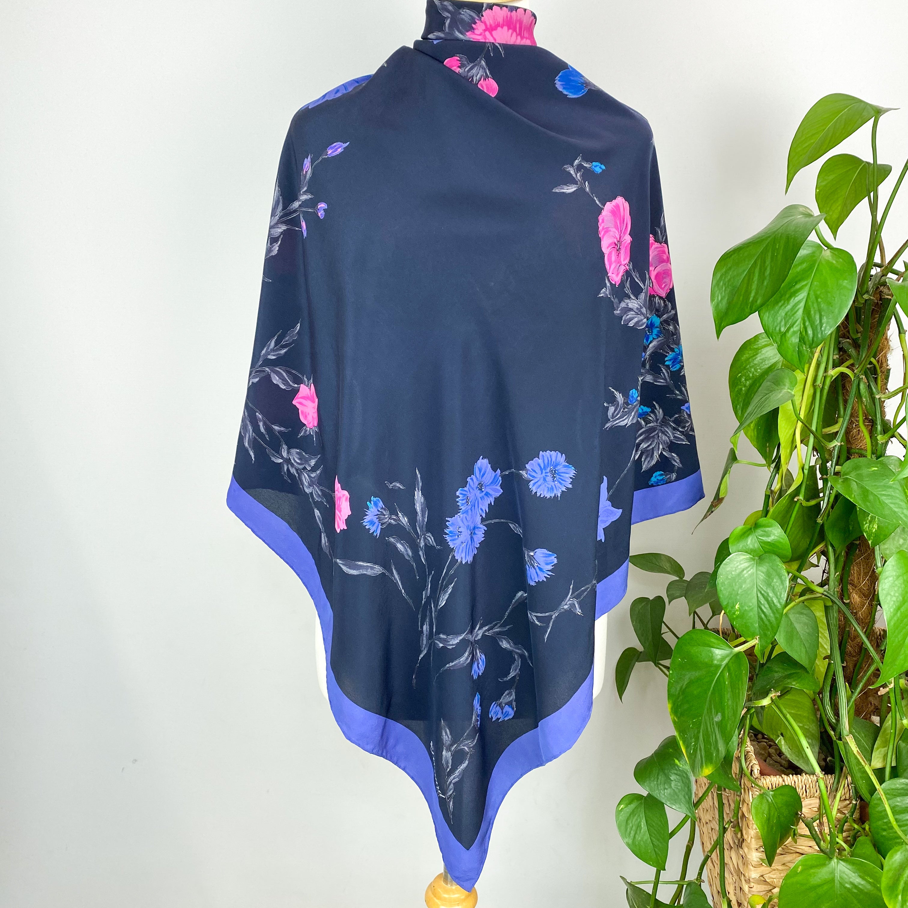 Leonard Roma Floral Silk Scarf