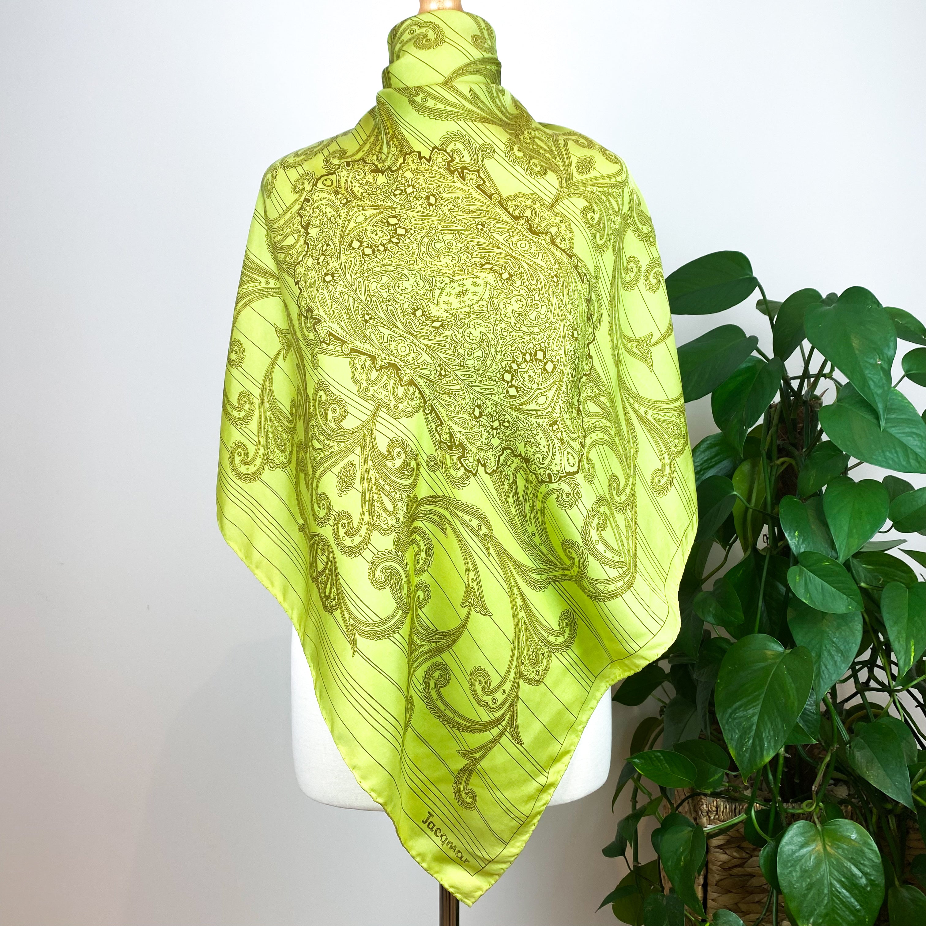Jacqmar Vintage Silk Scarf