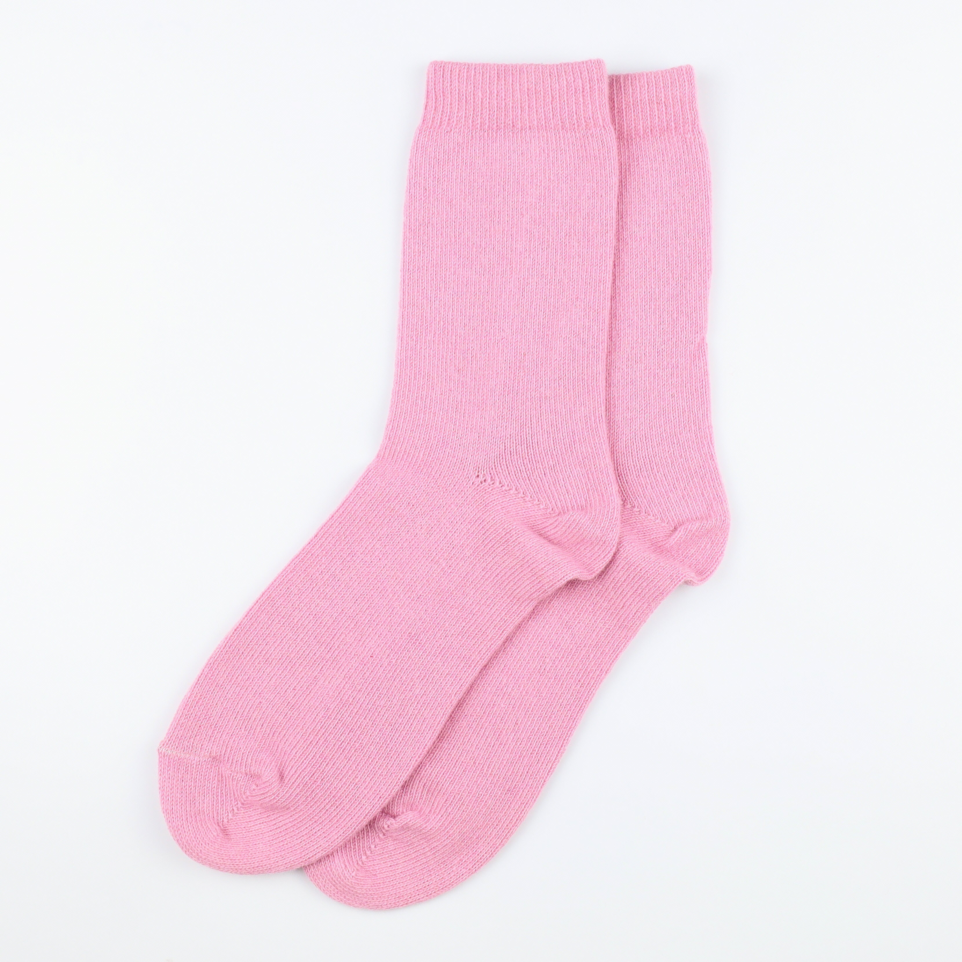 Brand New Scottish Antique Rose Ladies Cashmere Every Day Socks