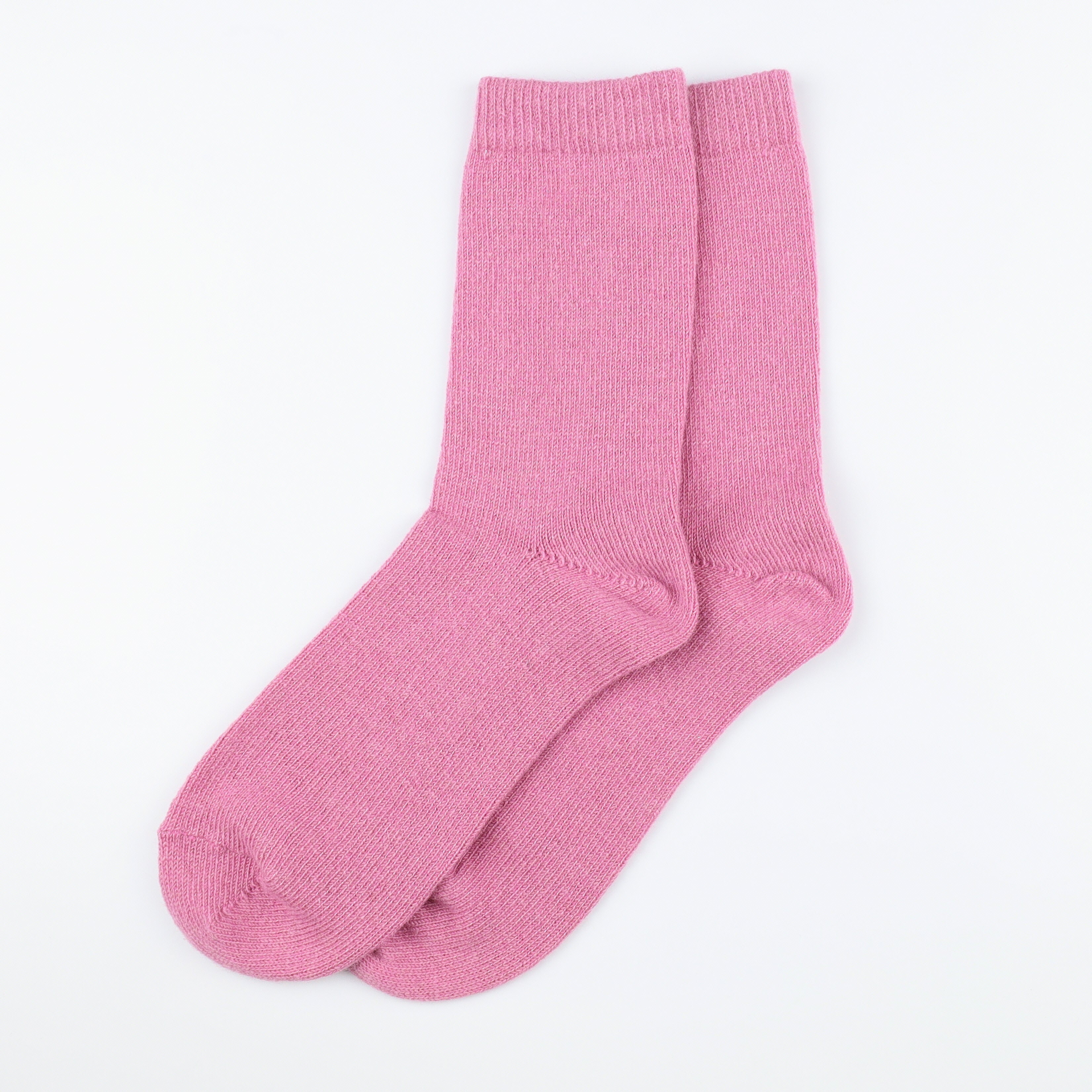 Brand New Scottish Heather Pink Ladies Cashmere Every Day Socks