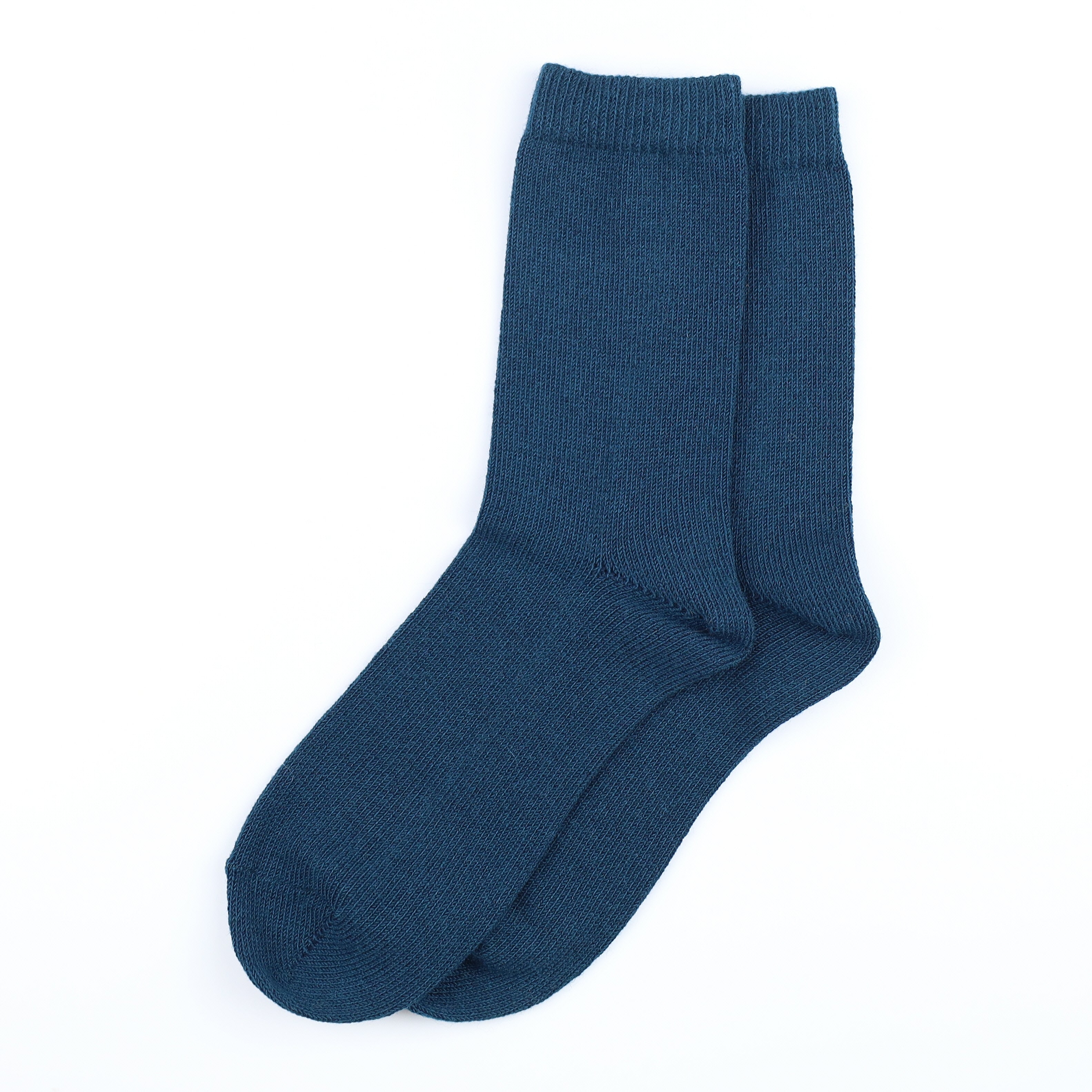 Brand New Scottish Petrol Blue Ladies Cashmere Every Day Socks