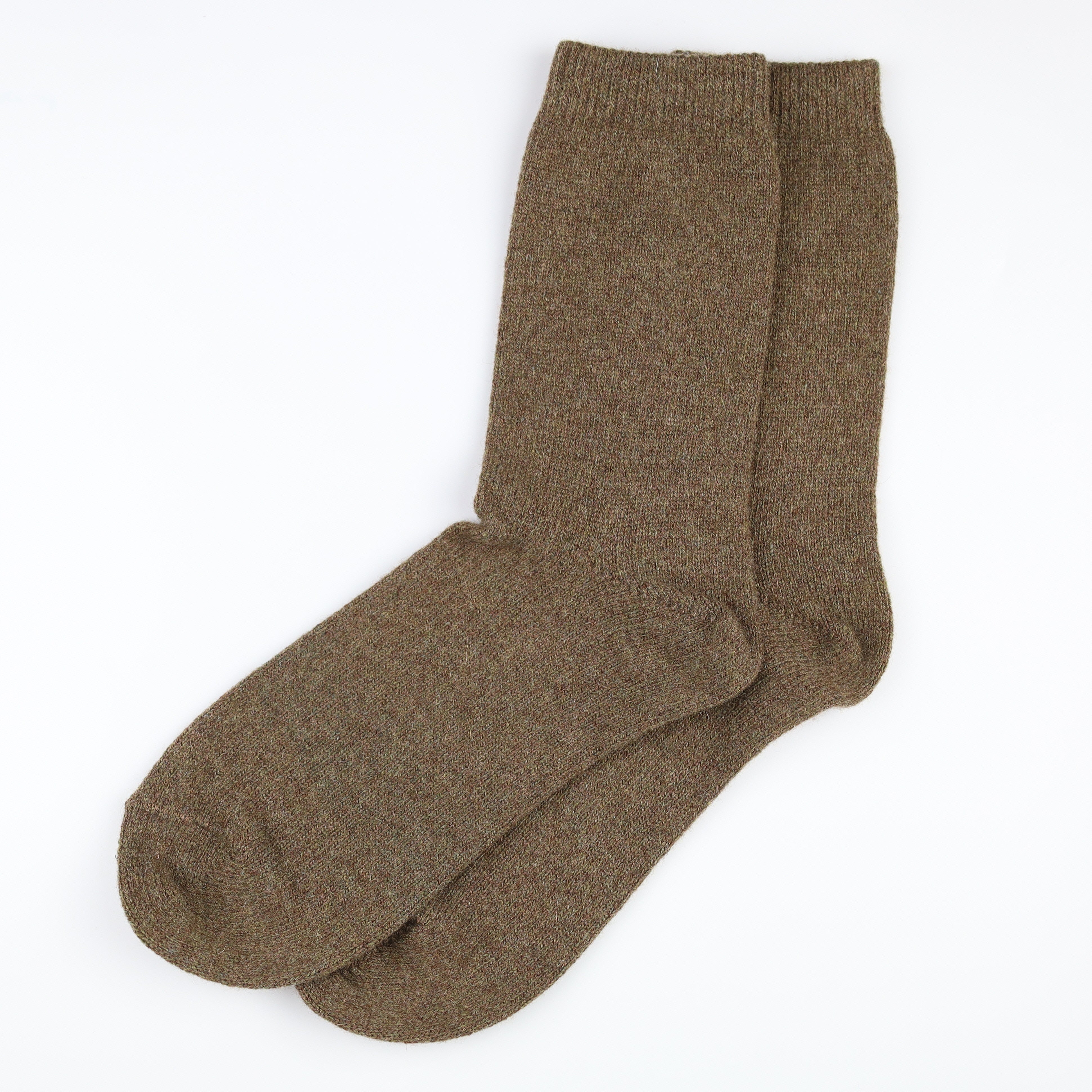 Brand New Scottish Earthy Brown Ladies Cashmere Every Day Socks