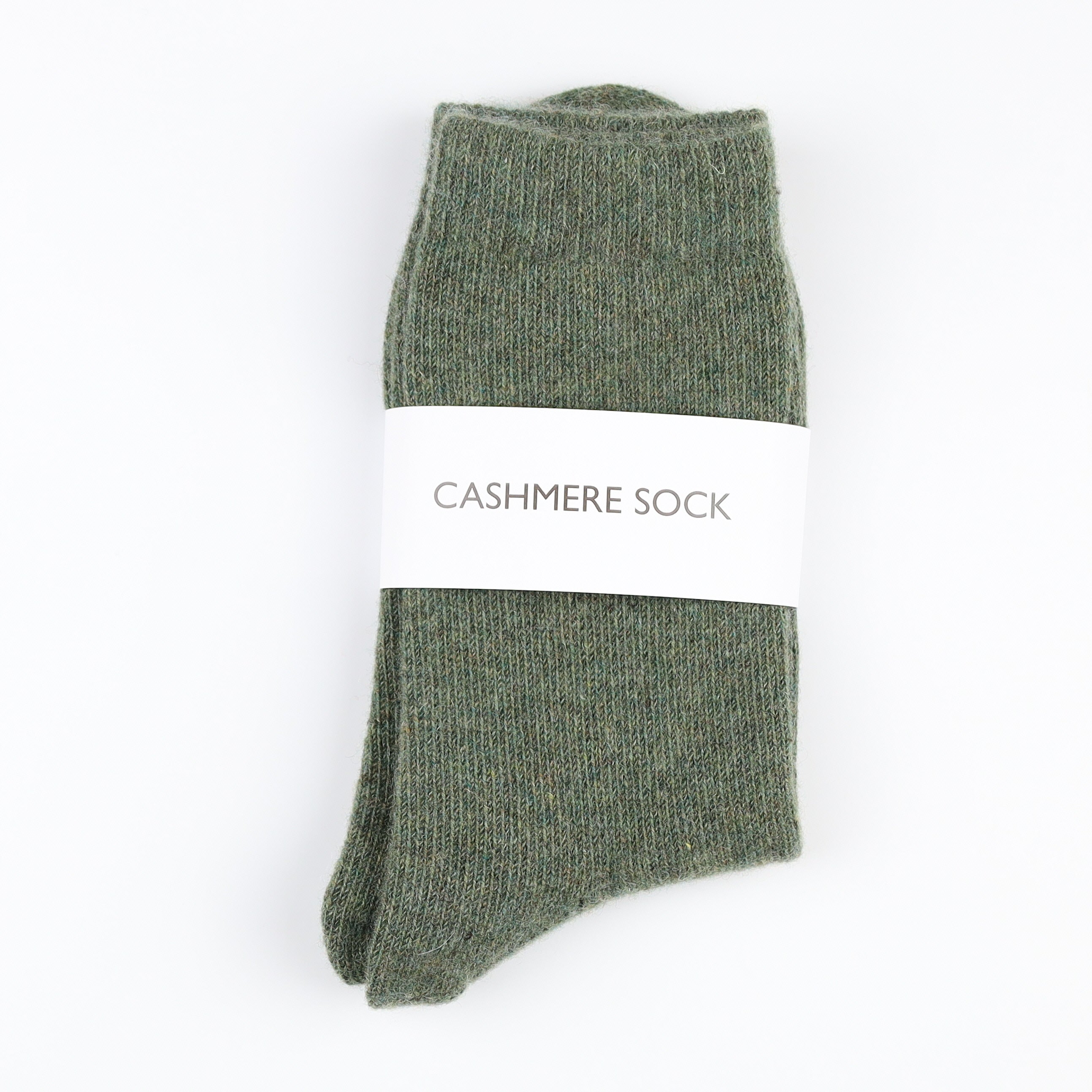 Brand New Scottish Country Green Ladies Cashmere Every Day Socks