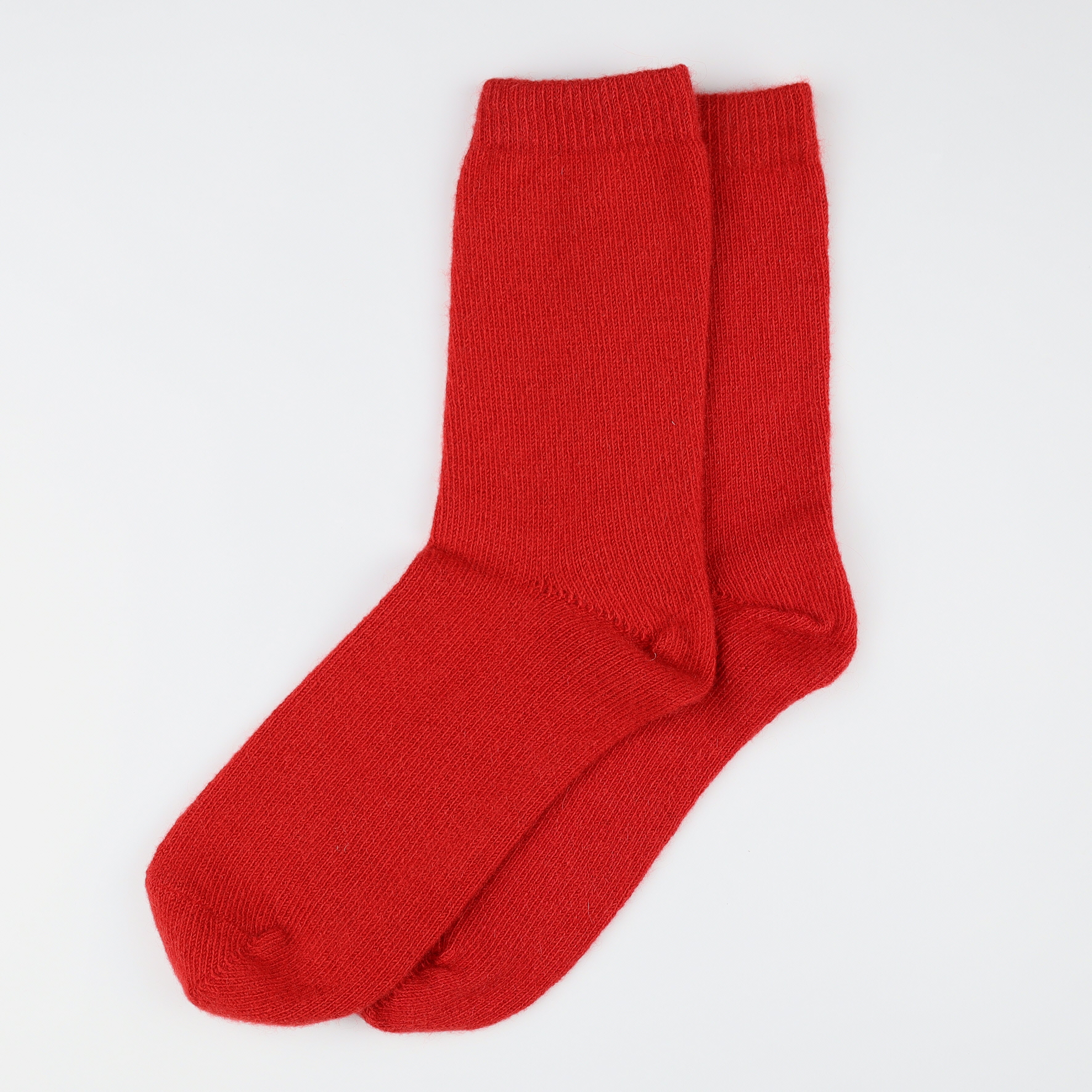 Brand New Scottish Post Box Red Ladies Cashmere Every Day Socks