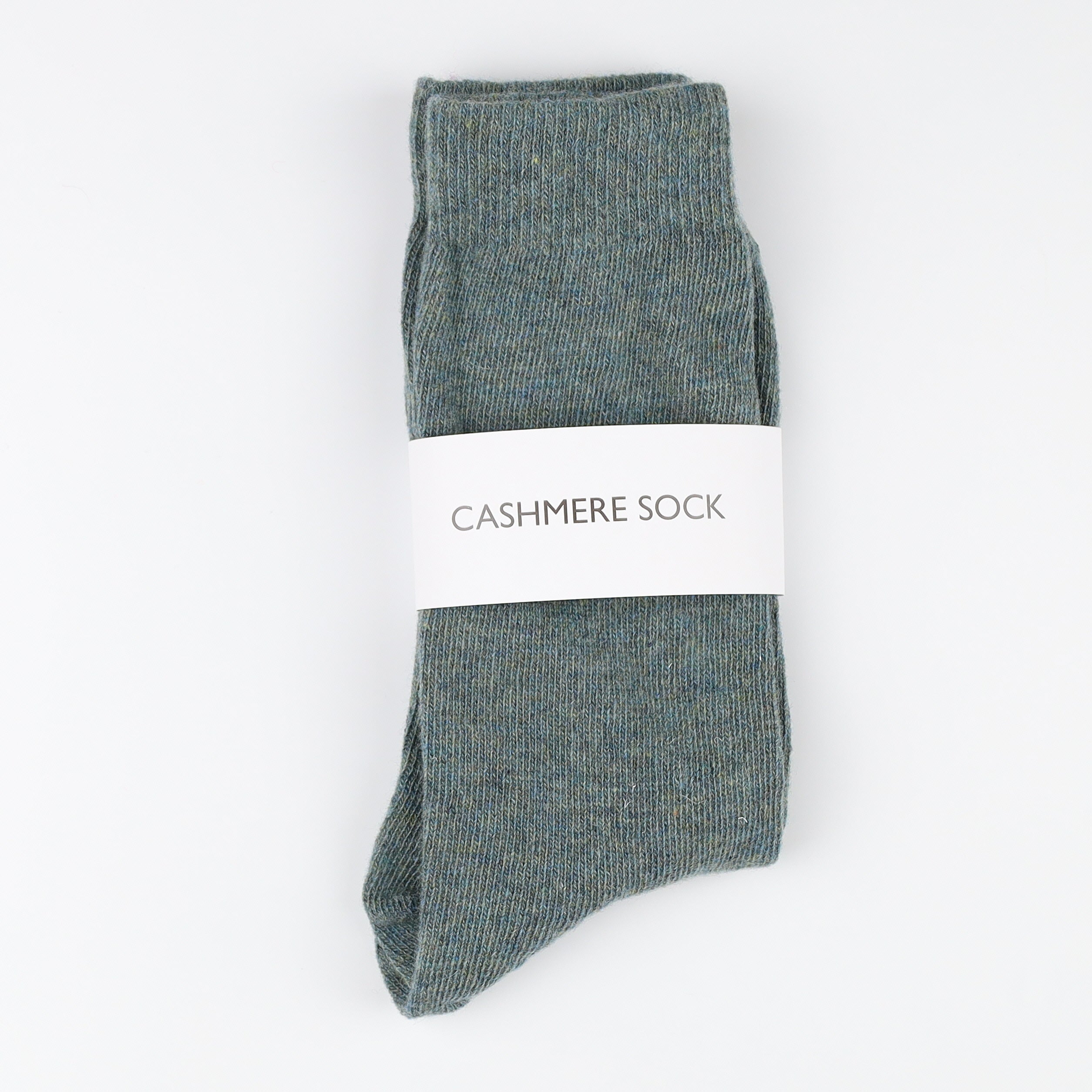 Brand New Scottish Spruce Green Ladies Cashmere Every Day Socks