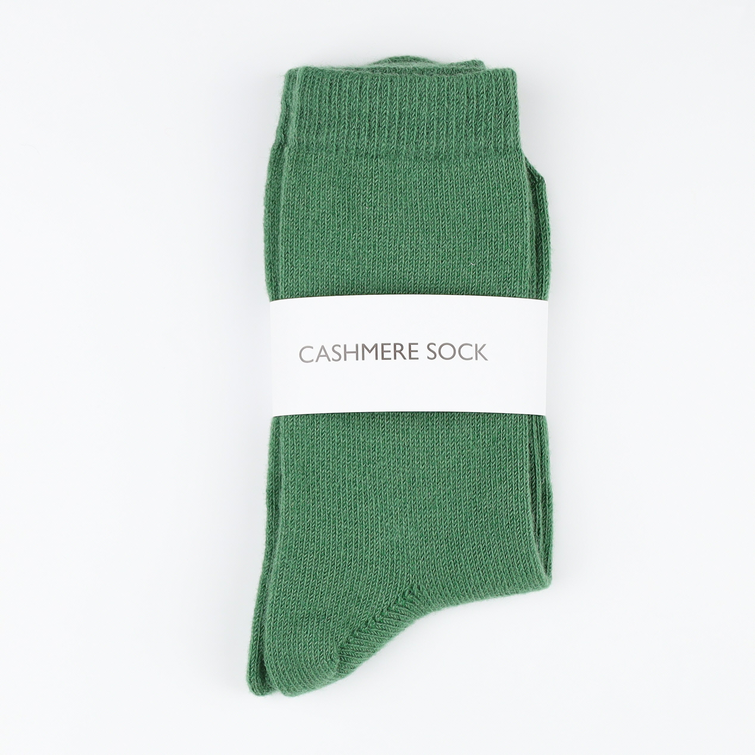 Brand New Scottish Fern Green Ladies Cashmere Every Day Socks