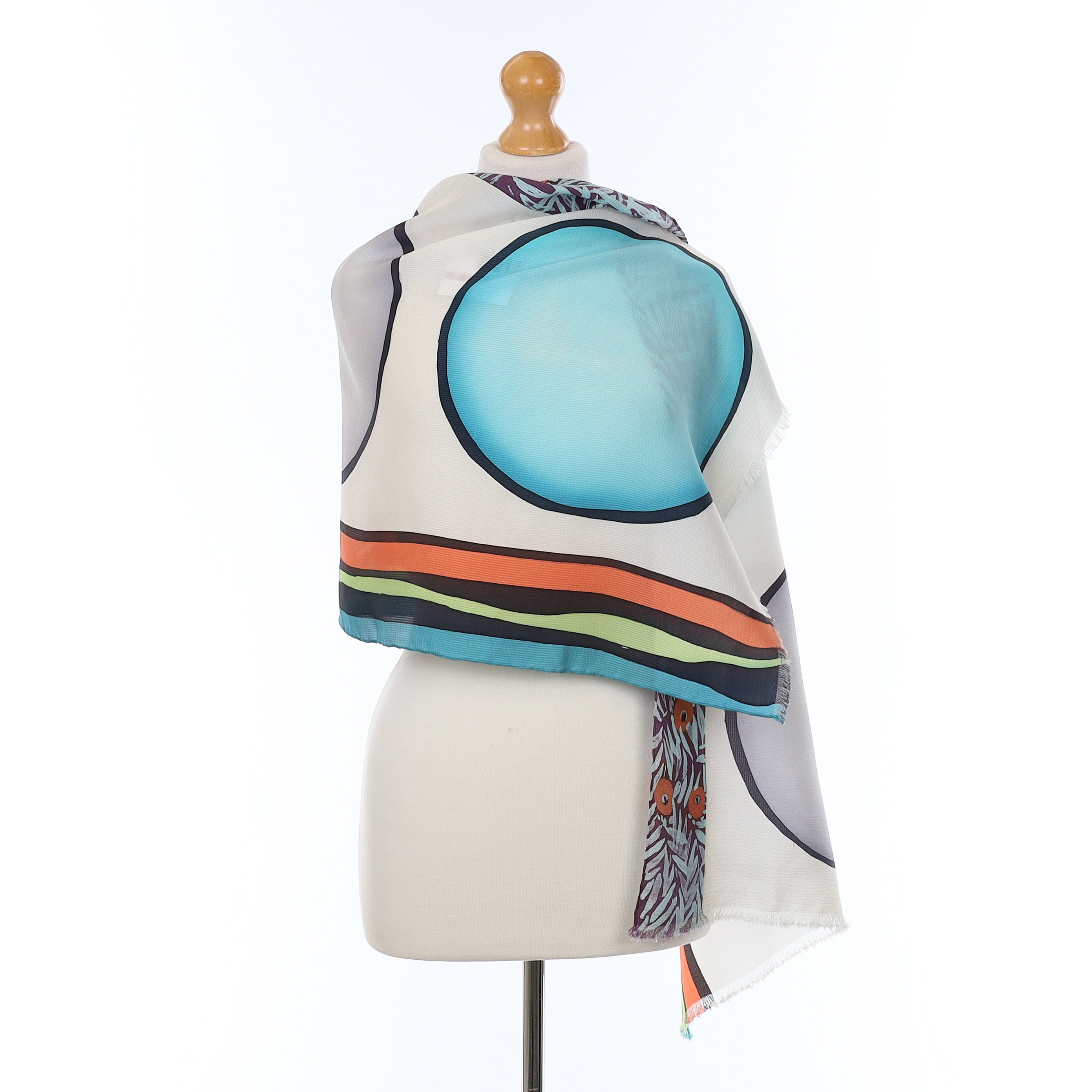 Multicolour Silk Wrap