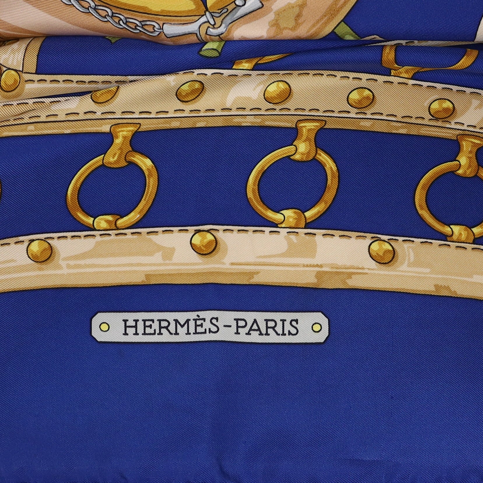 Hermès Aux Champs Silk Scarf